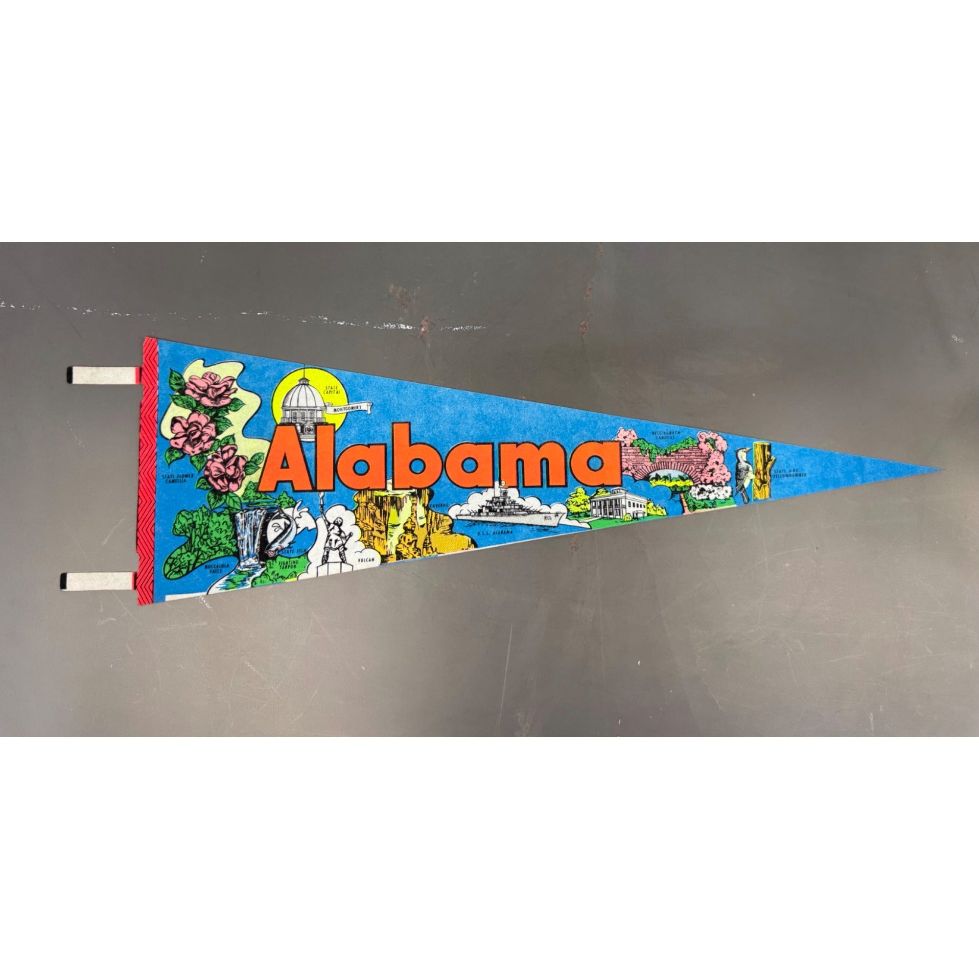 Vintage Alabama state pennant