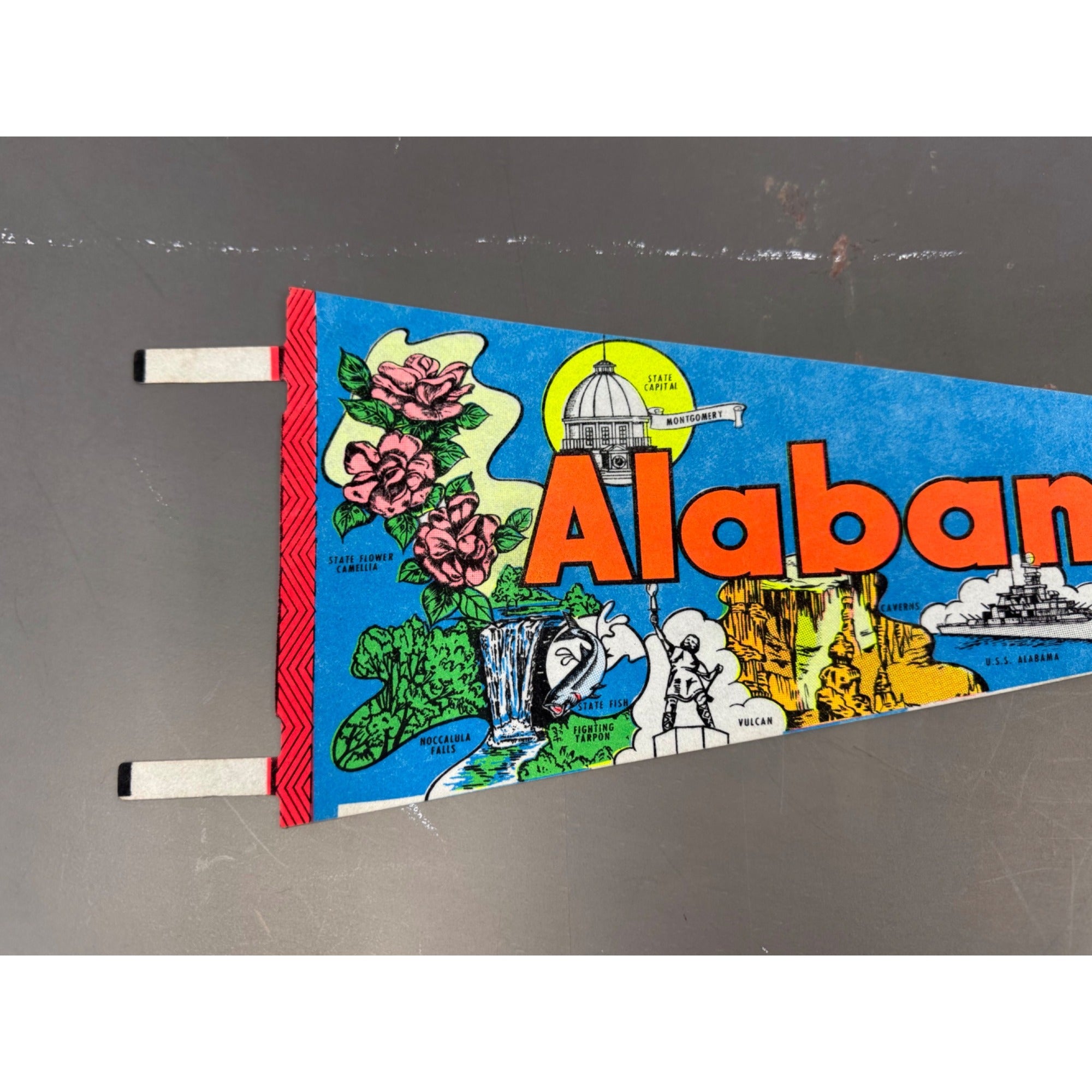 Vintage Alabama state pennant
