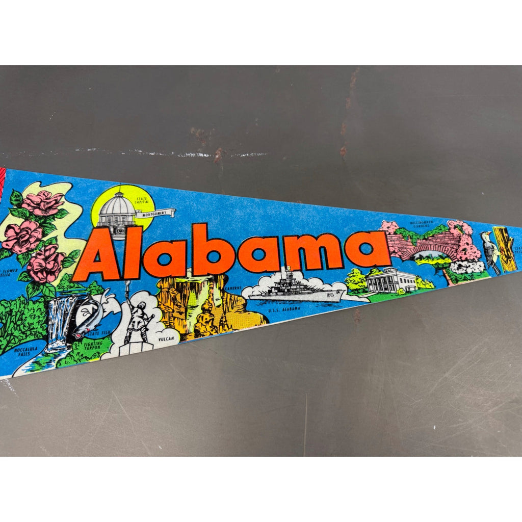 Vintage Alabama state pennant