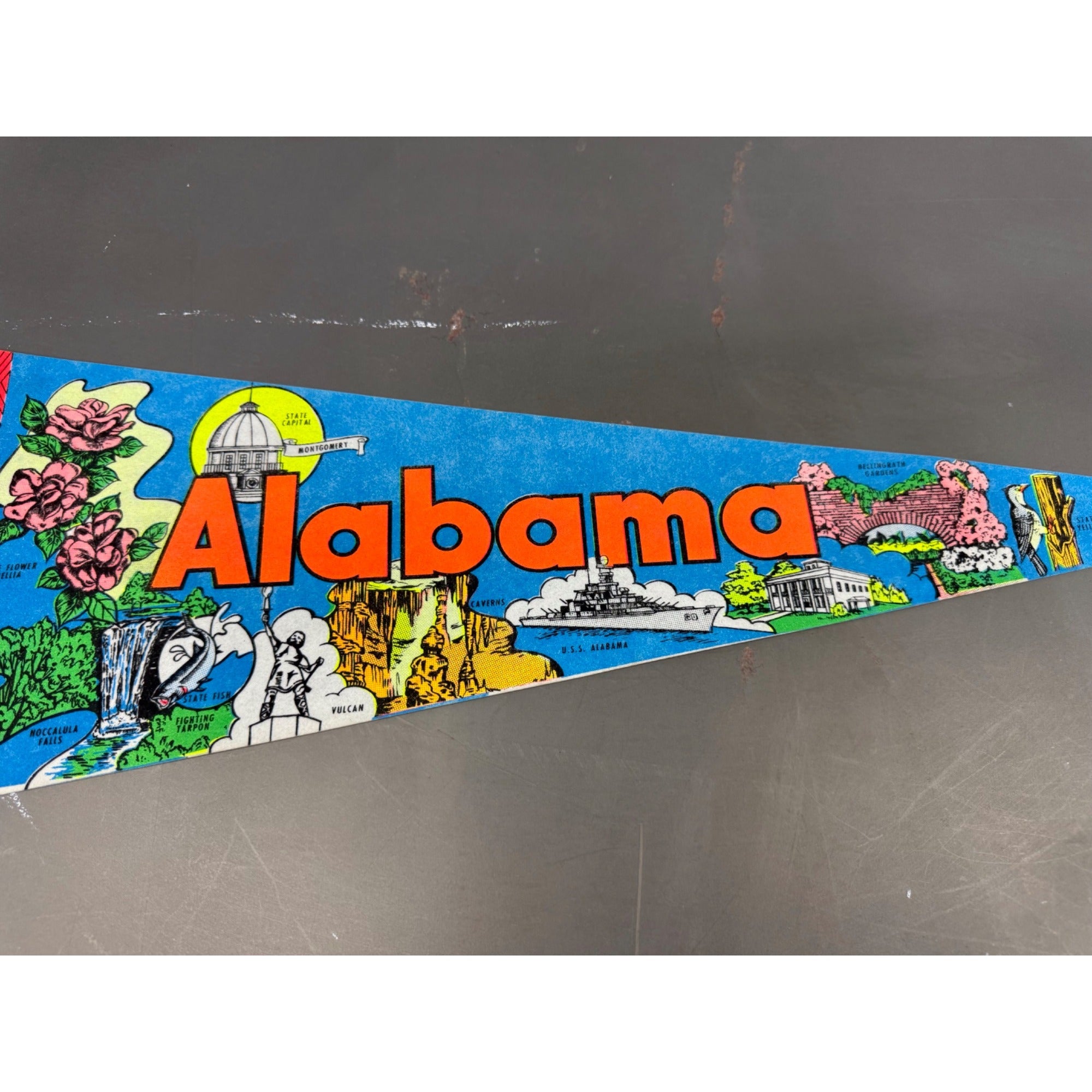 Vintage Alabama state pennant