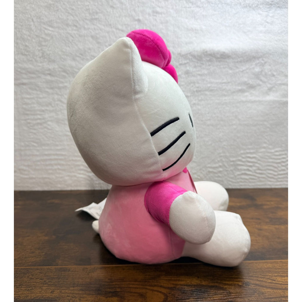 NEW Hello Kitty Weighted Plush Doll Pink Bow & Dress 13-Inch Soft Comfort Toy