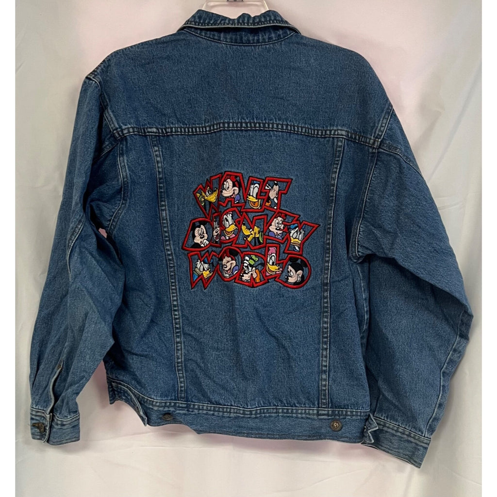 Vintage Mickey Mouse denim embroidered jacket size small