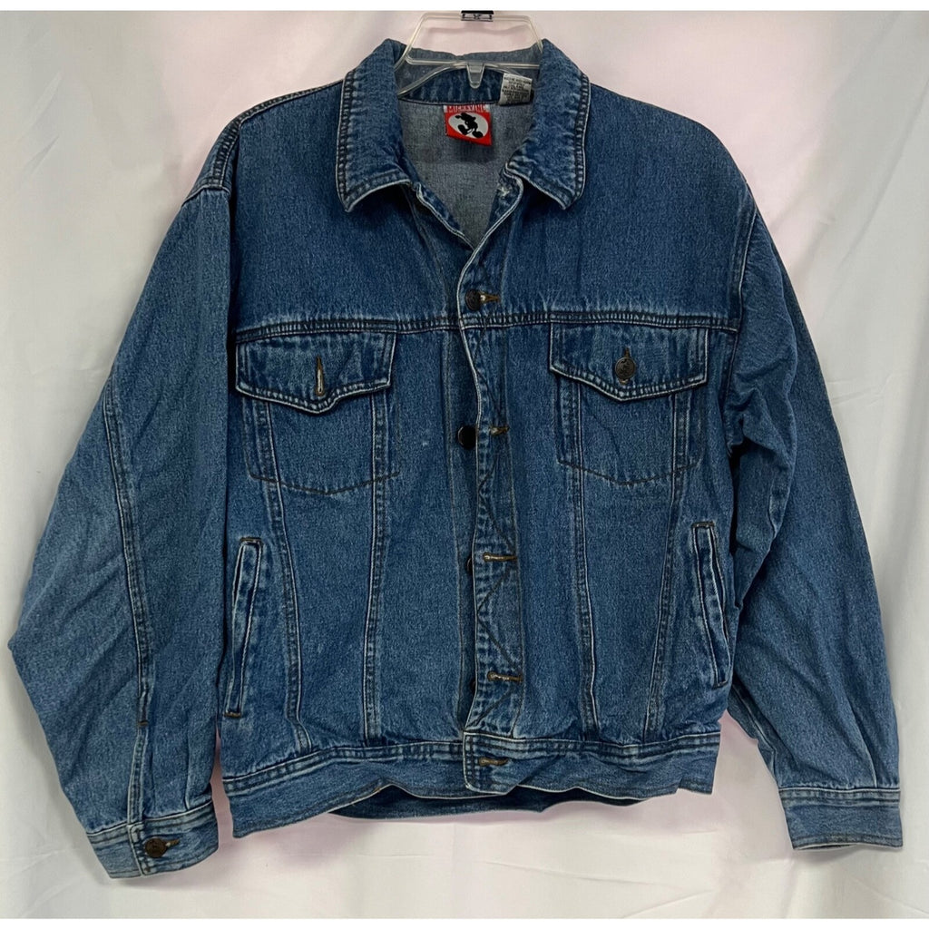 Vintage Mickey Mouse denim embroidered jacket size small