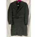 Vintage Military belted long coat with belt and wool zup out liner size 38R