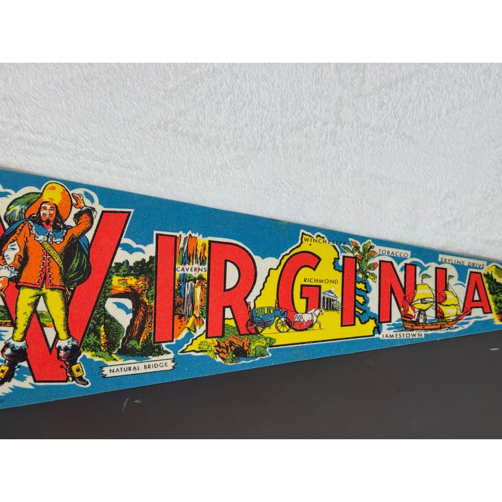 Vintage Virginia State pennant