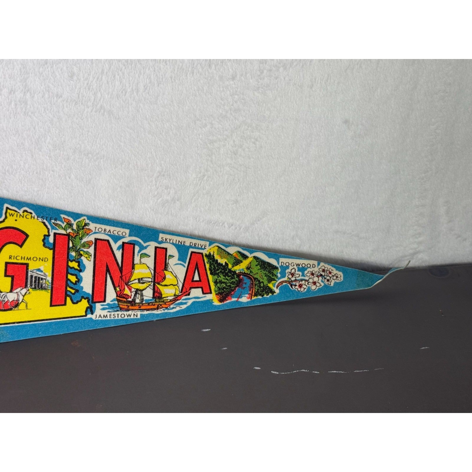 Vintage Virginia State pennant