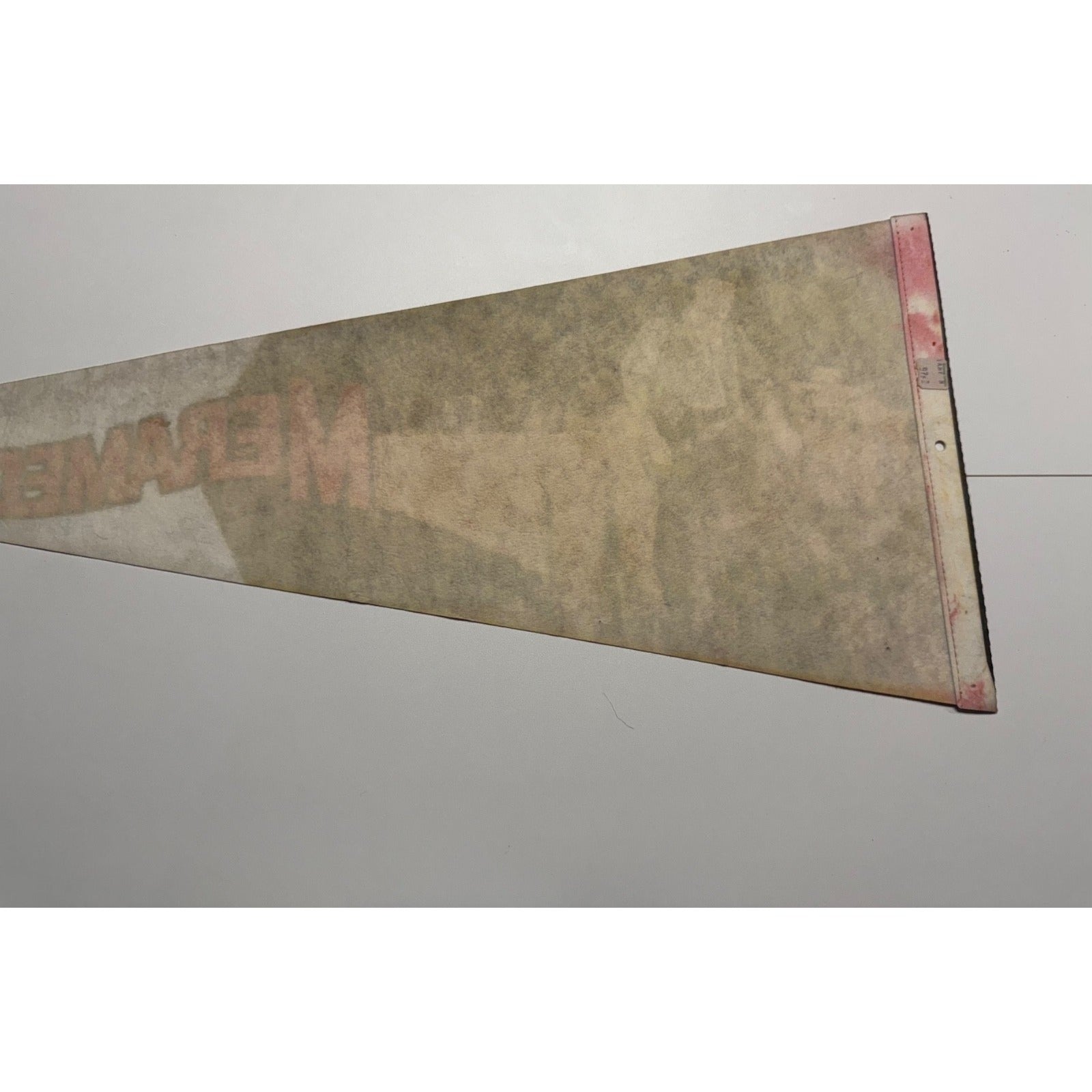 Vintage Meramec Caverns pennant Jesse and Frank James