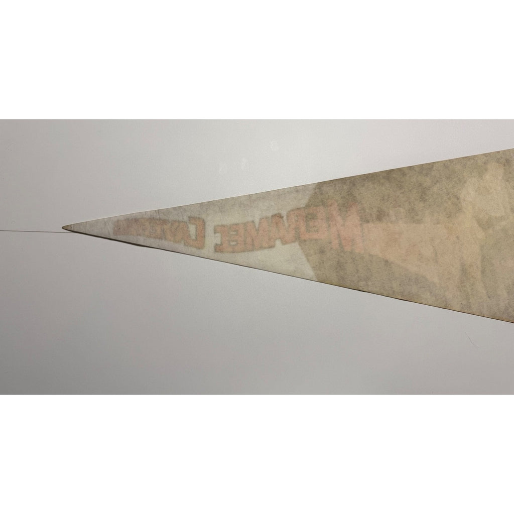 Vintage Meramec Caverns pennant Jesse and Frank James