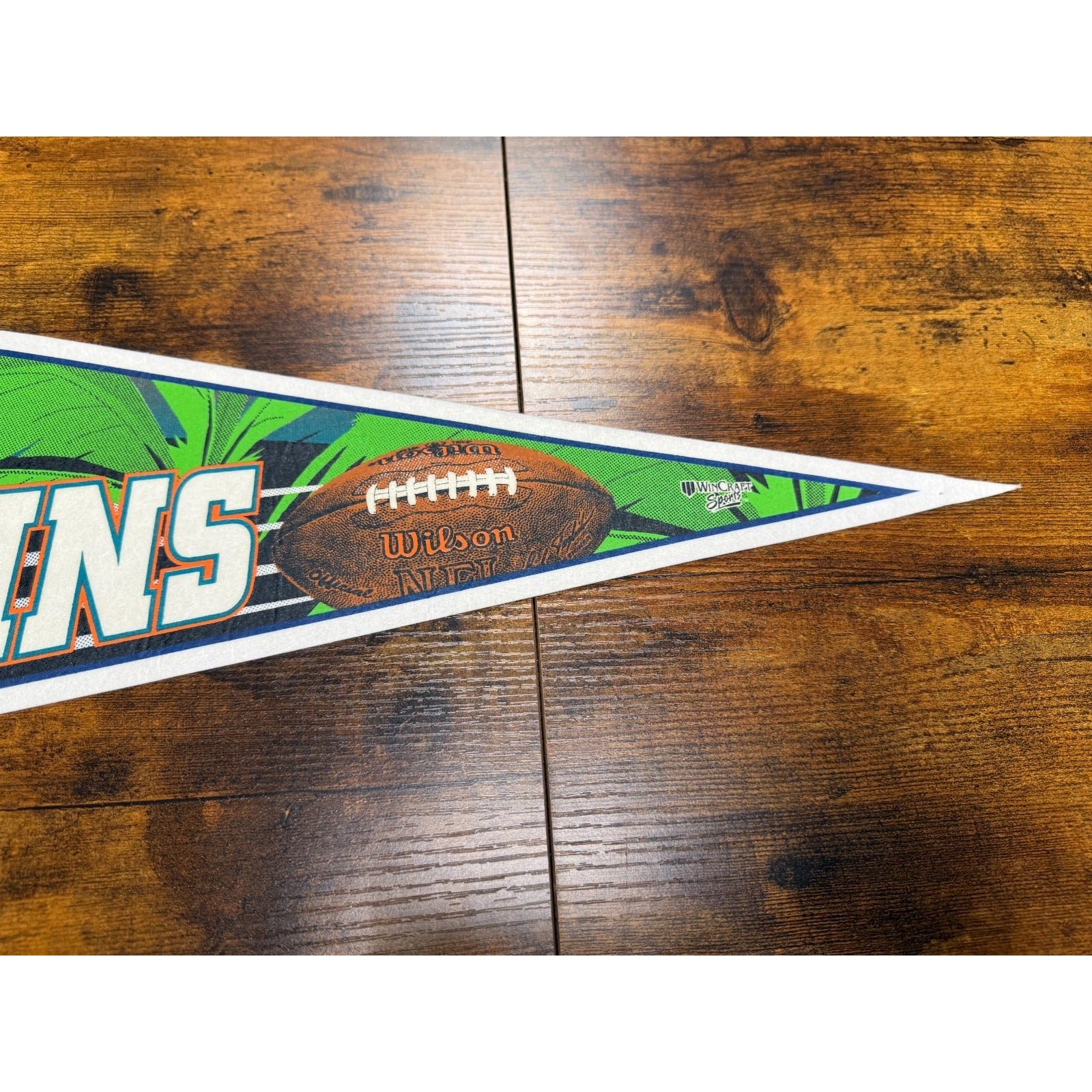 Vintage 90's NFL Miami Dolphins pennant