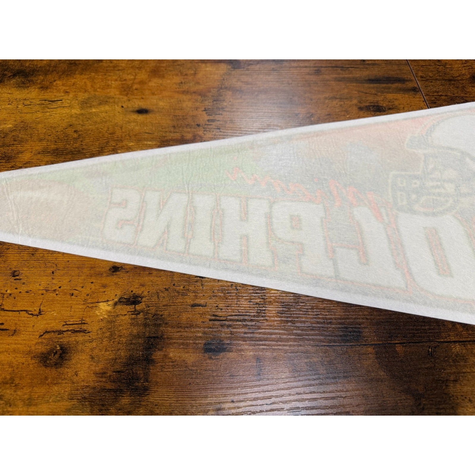 Vintage 90's NFL Miami Dolphins pennant