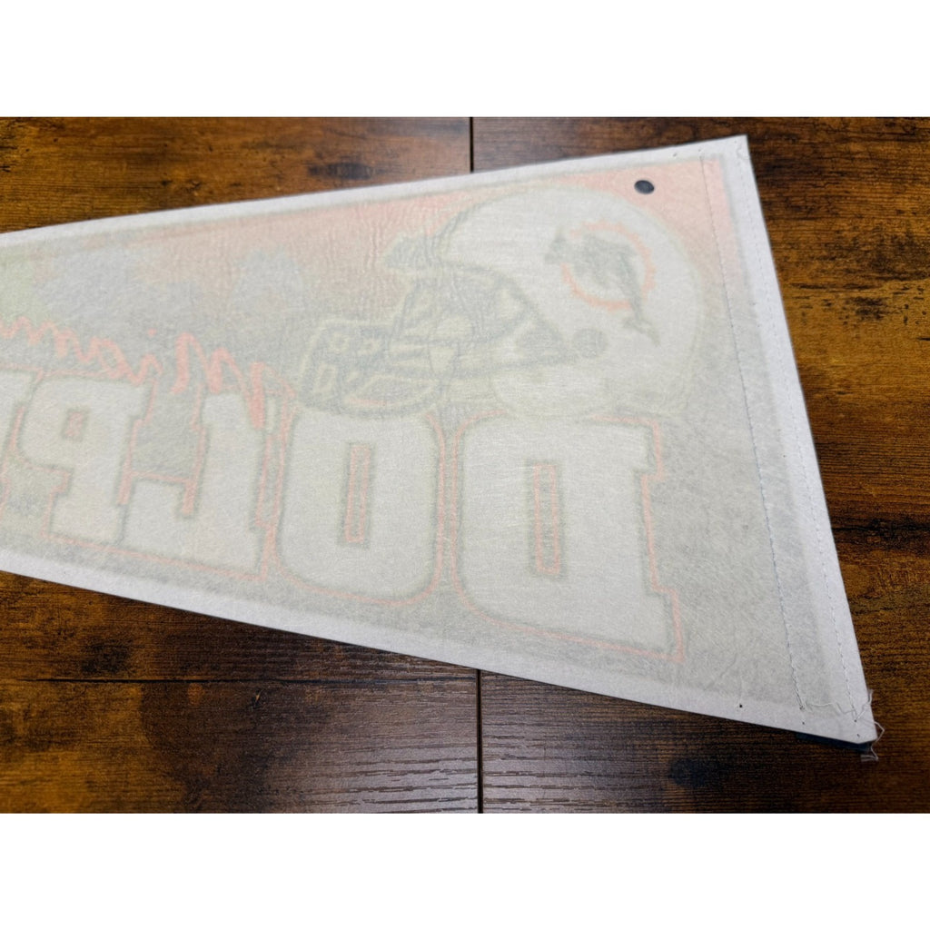 Vintage 90's NFL Miami Dolphins pennant