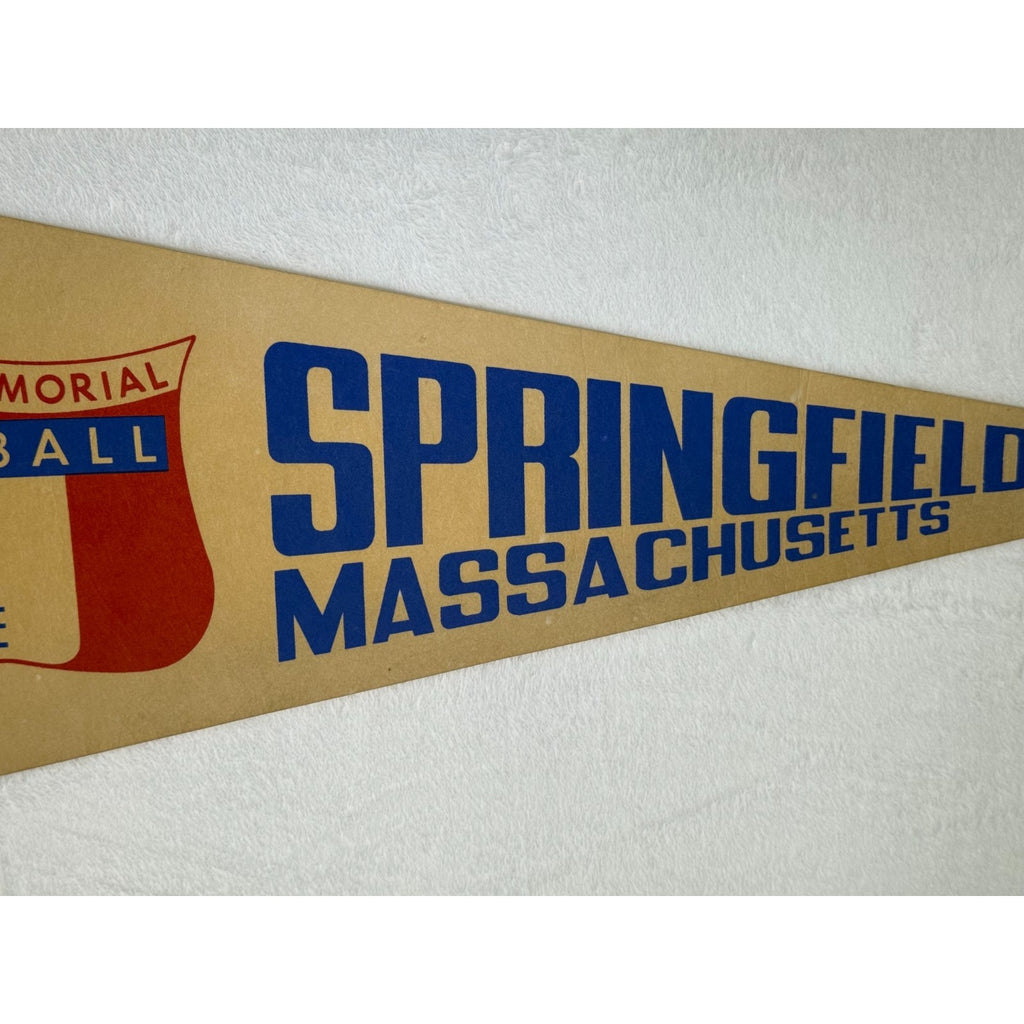 Vintage Naismith Memorial Basketball Hall of fame Springfield, Mass. pennant