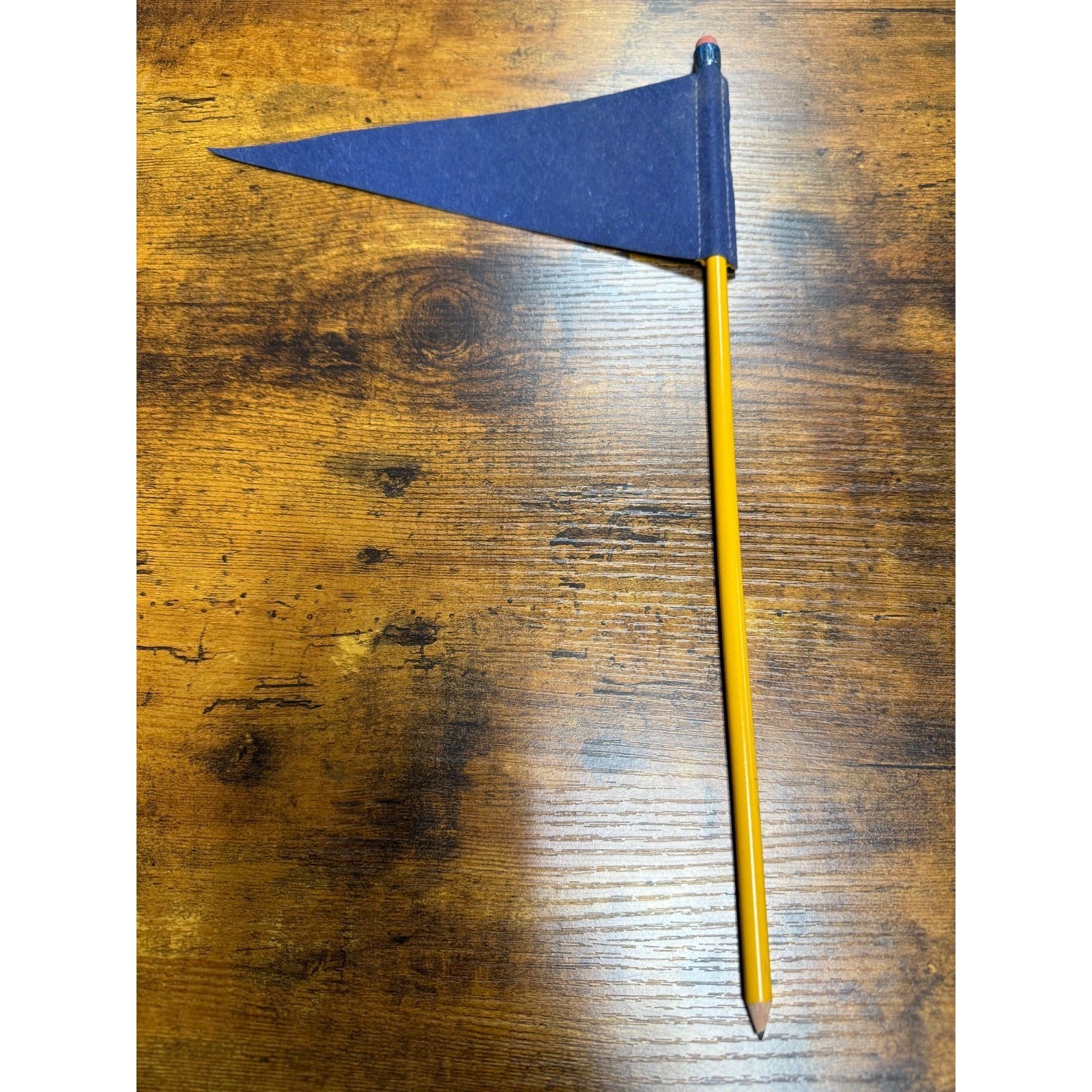 Vintage Mt. Vernon, Va mini pennant with pencil