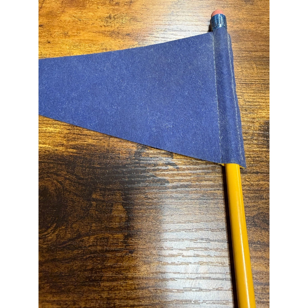 Vintage Mt. Vernon, Va mini pennant with pencil