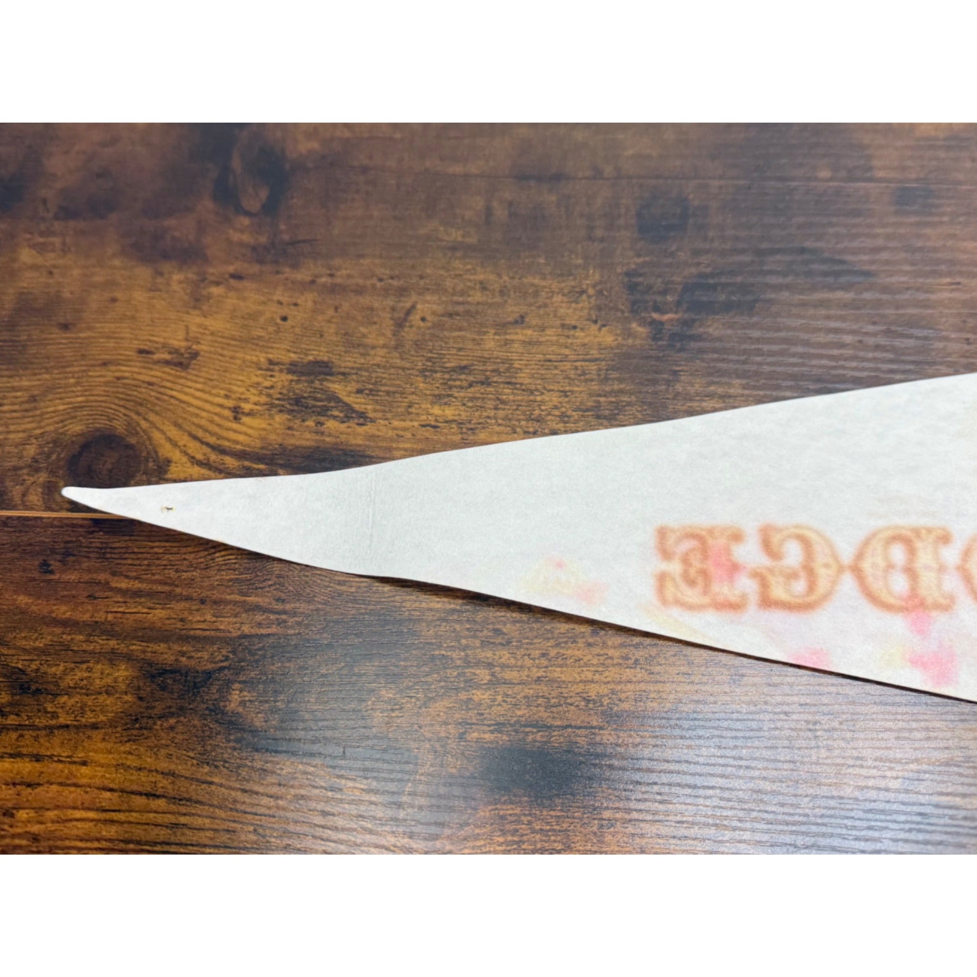 Vintage Custer State Park Game Lodge Pennant With Bison & Lodge 29.5 inches