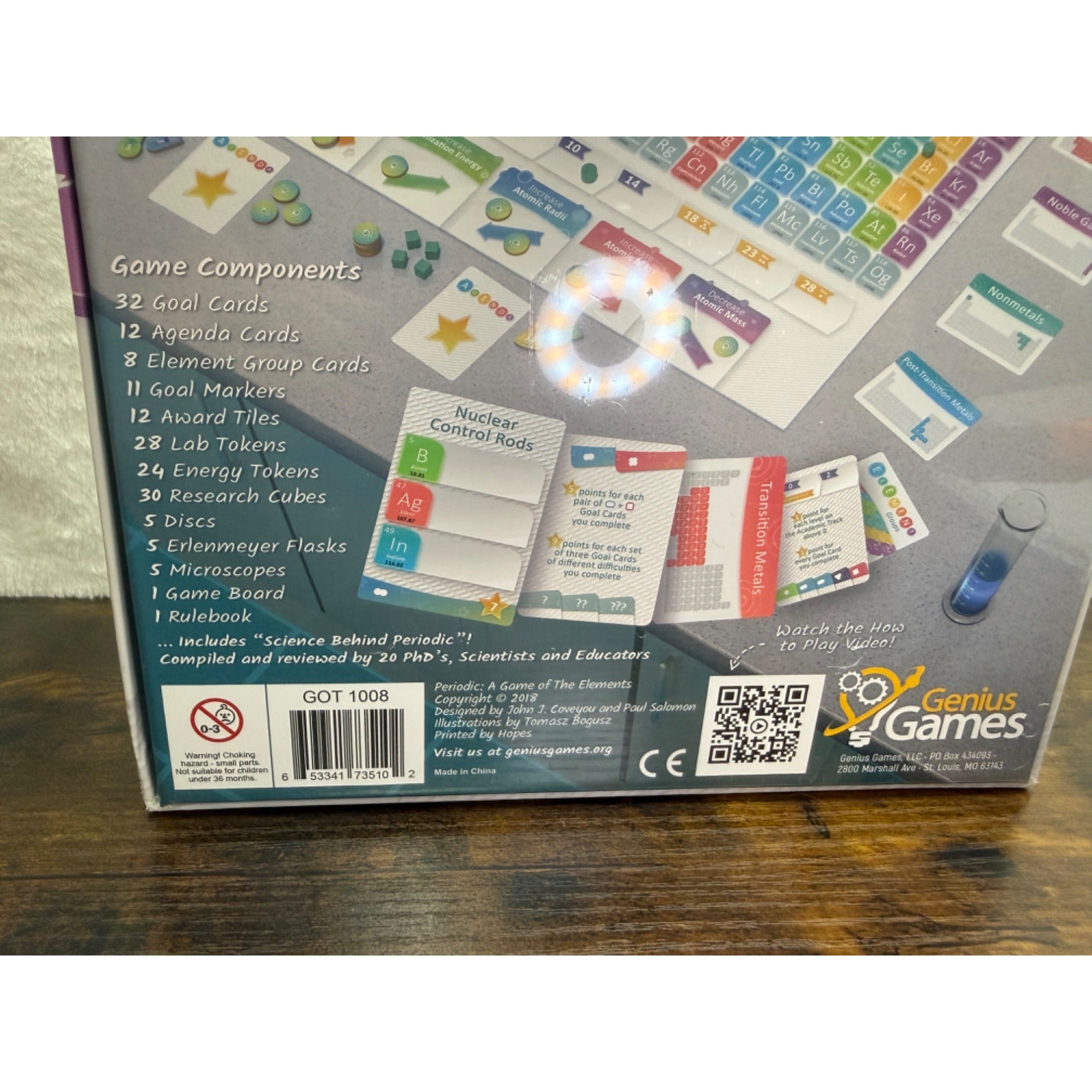 Periodic: A Game Of The Elements Board Game By Genius Games