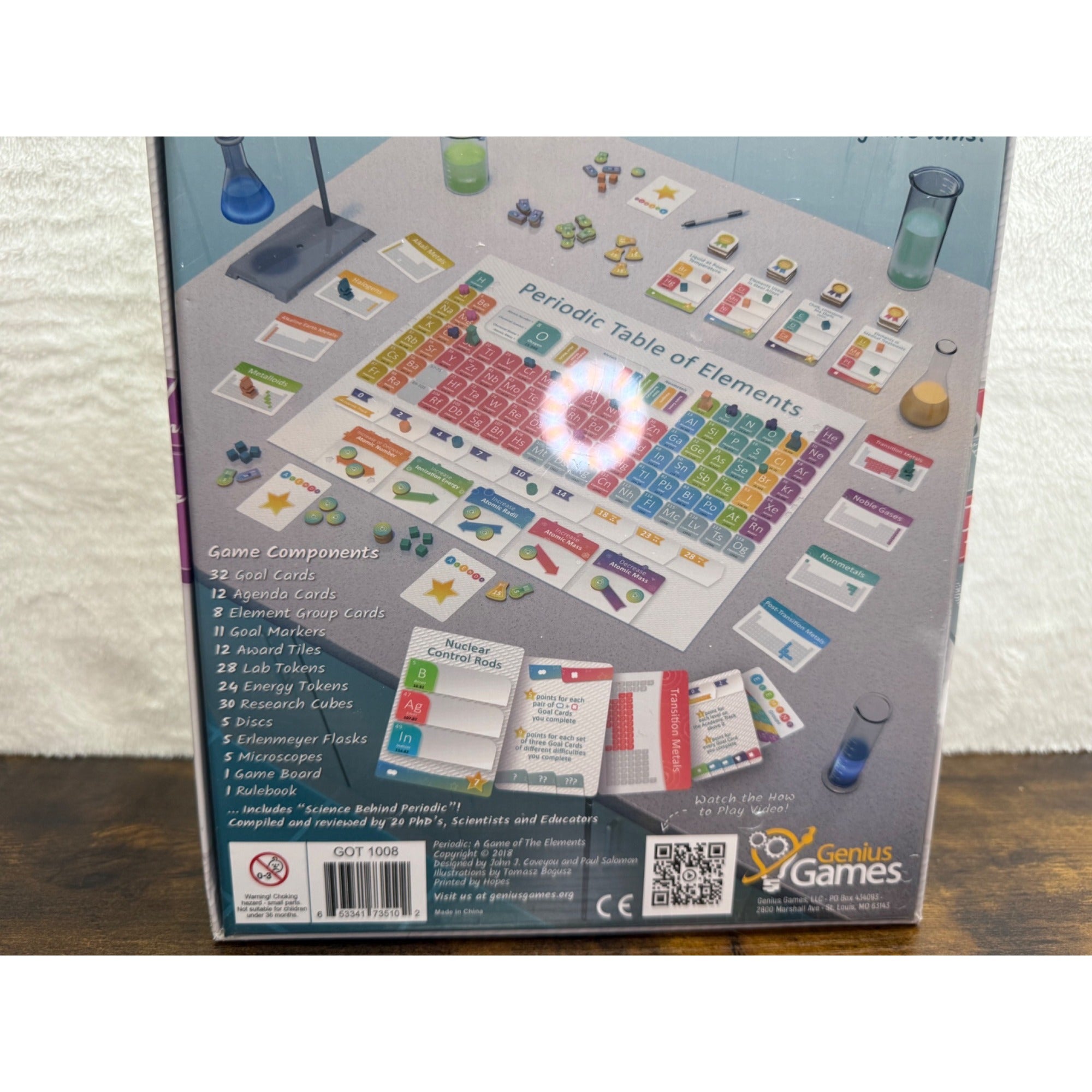 Periodic: A Game Of The Elements Board Game By Genius Games