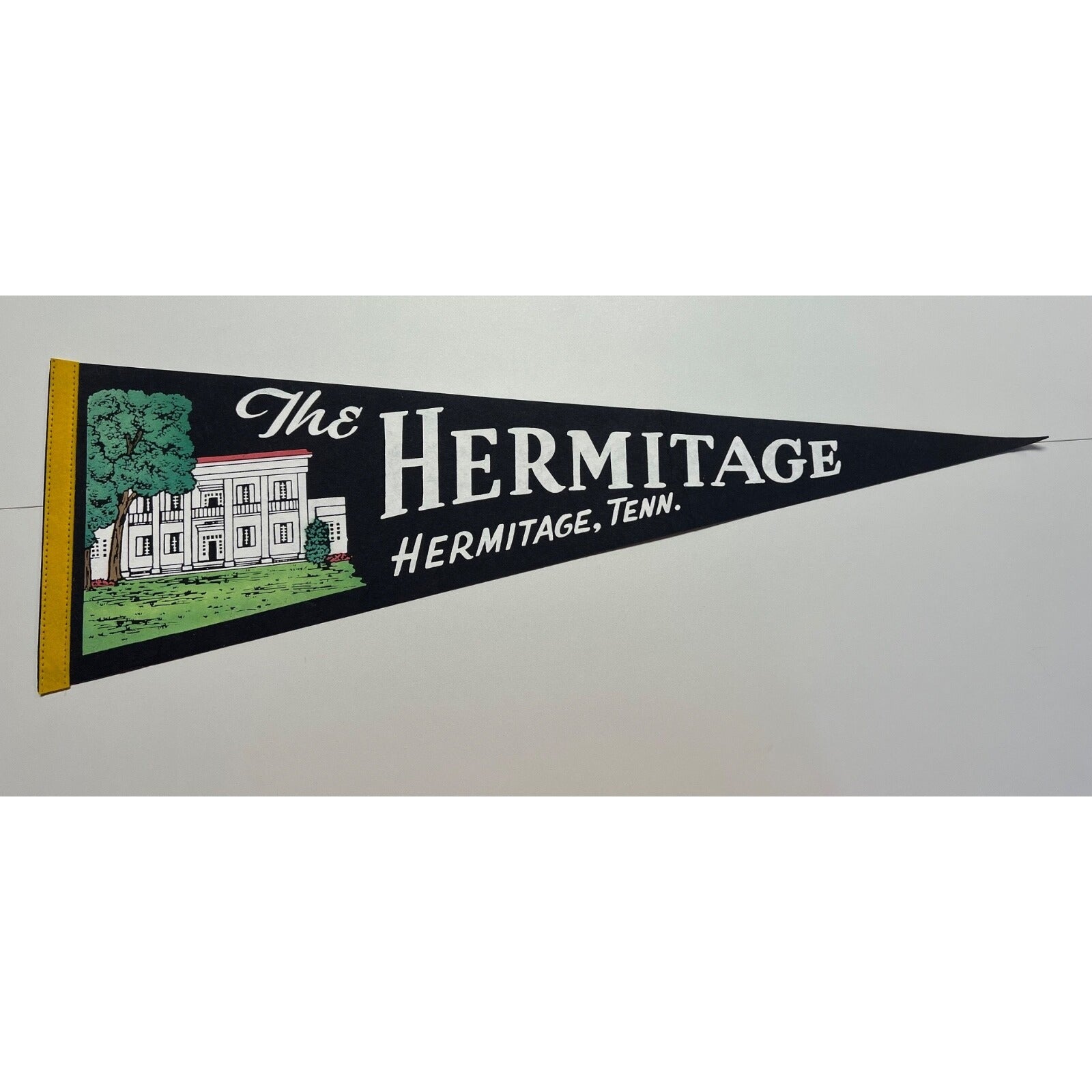 Vintage "The Hermitage" Hermitage, Tennessee pennant