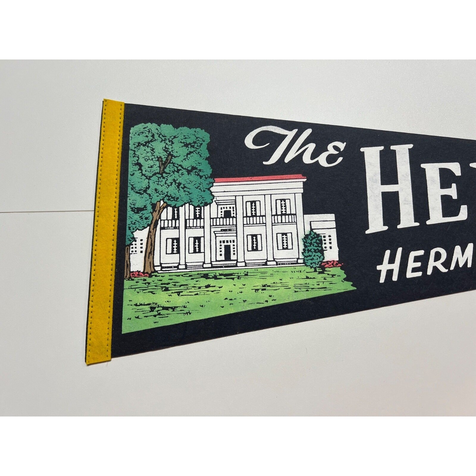 Vintage "The Hermitage" Hermitage, Tennessee pennant