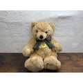 1989 Dakin Limited Edition Teddy Bear With Green Paisley Bow Plush Collectible