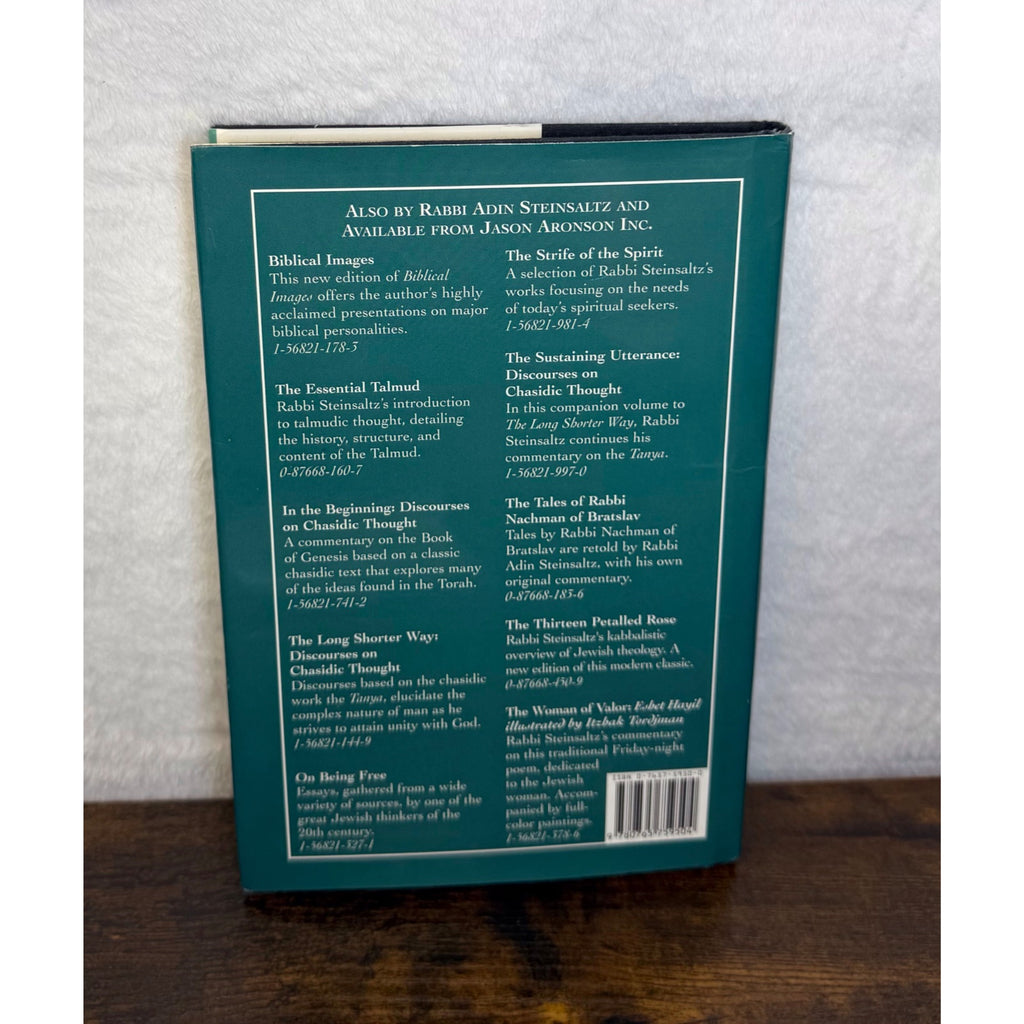 Teshuvah: A Guide For The Newly Observant Jew By Adin Steinsaltz Hardcover