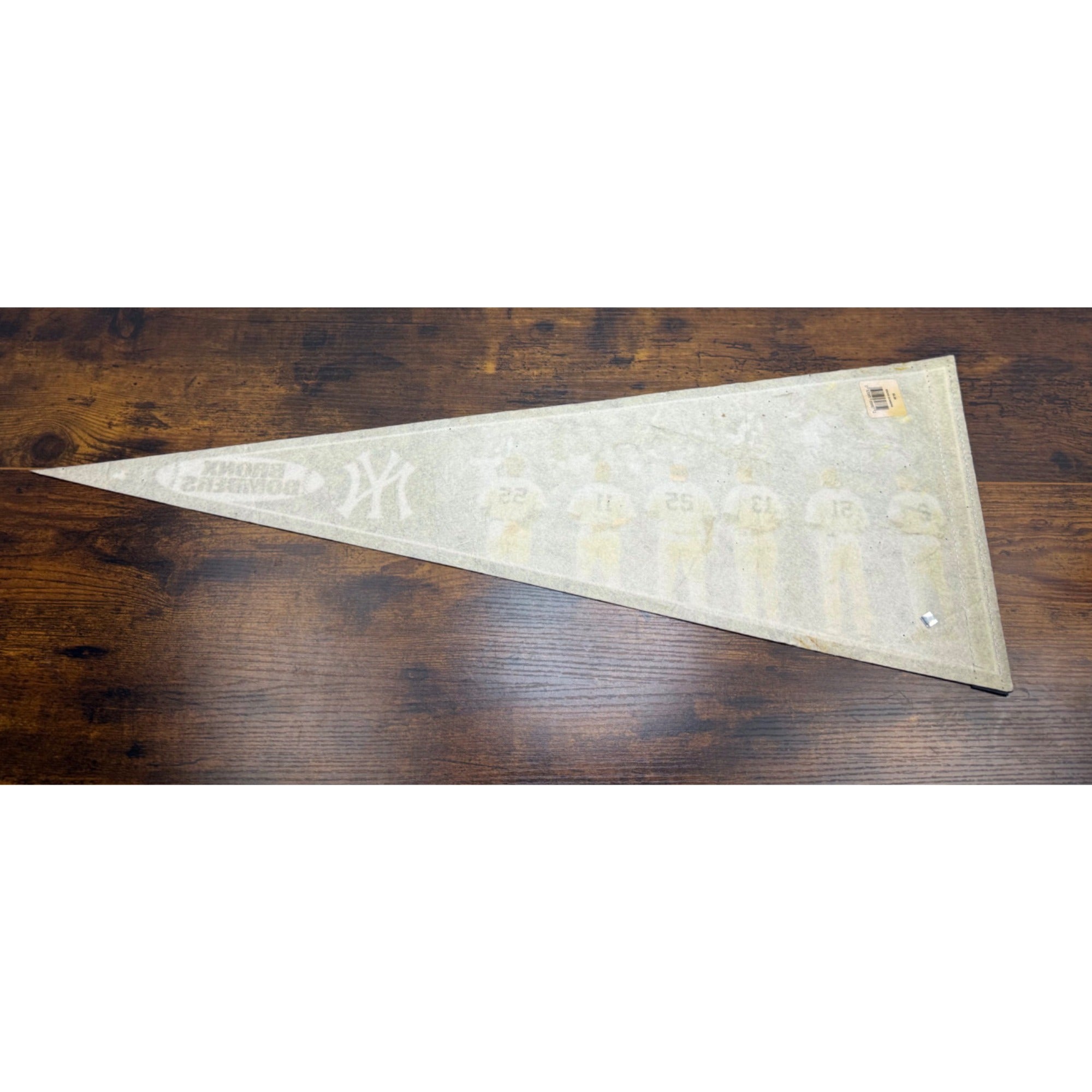New York Yankees Bronx Bombers Vintage Felt Pennant 2004 MLB 29.5 inches
