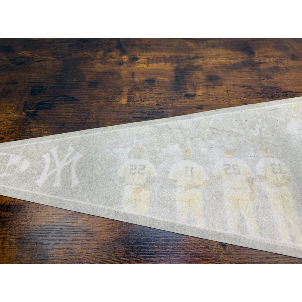 New York Yankees Bronx Bombers Vintage Felt Pennant 2004 MLB 29.5 inches