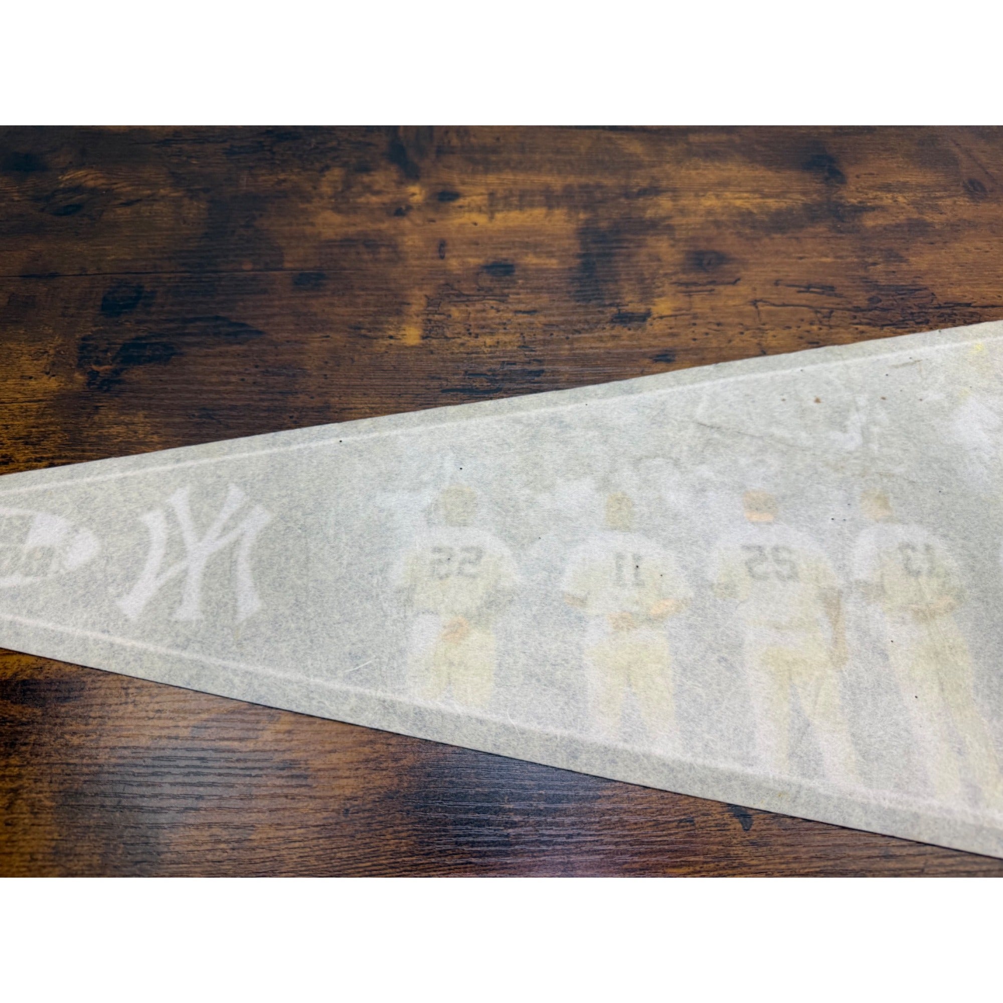 New York Yankees Bronx Bombers Vintage Felt Pennant 2004 MLB 29.5 inches