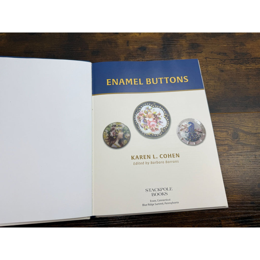 Enamel Buttons: An Essential Resource For Collectors By Karen L. Cohen Hardcover