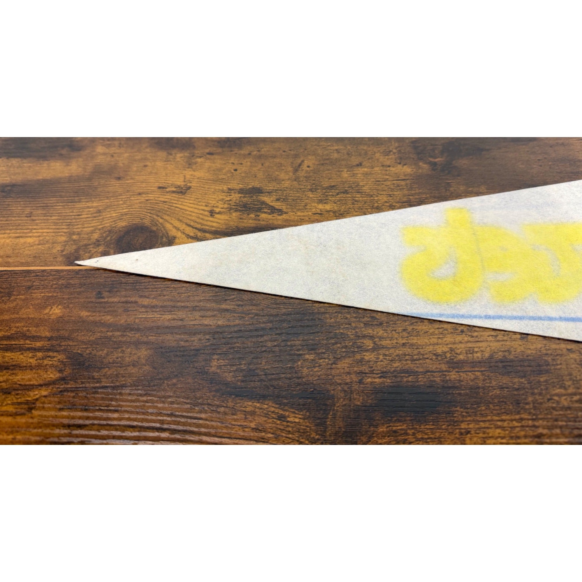 Vintage Denver Nuggets NBA Pennant With Skyline Logo & Rainbow Design