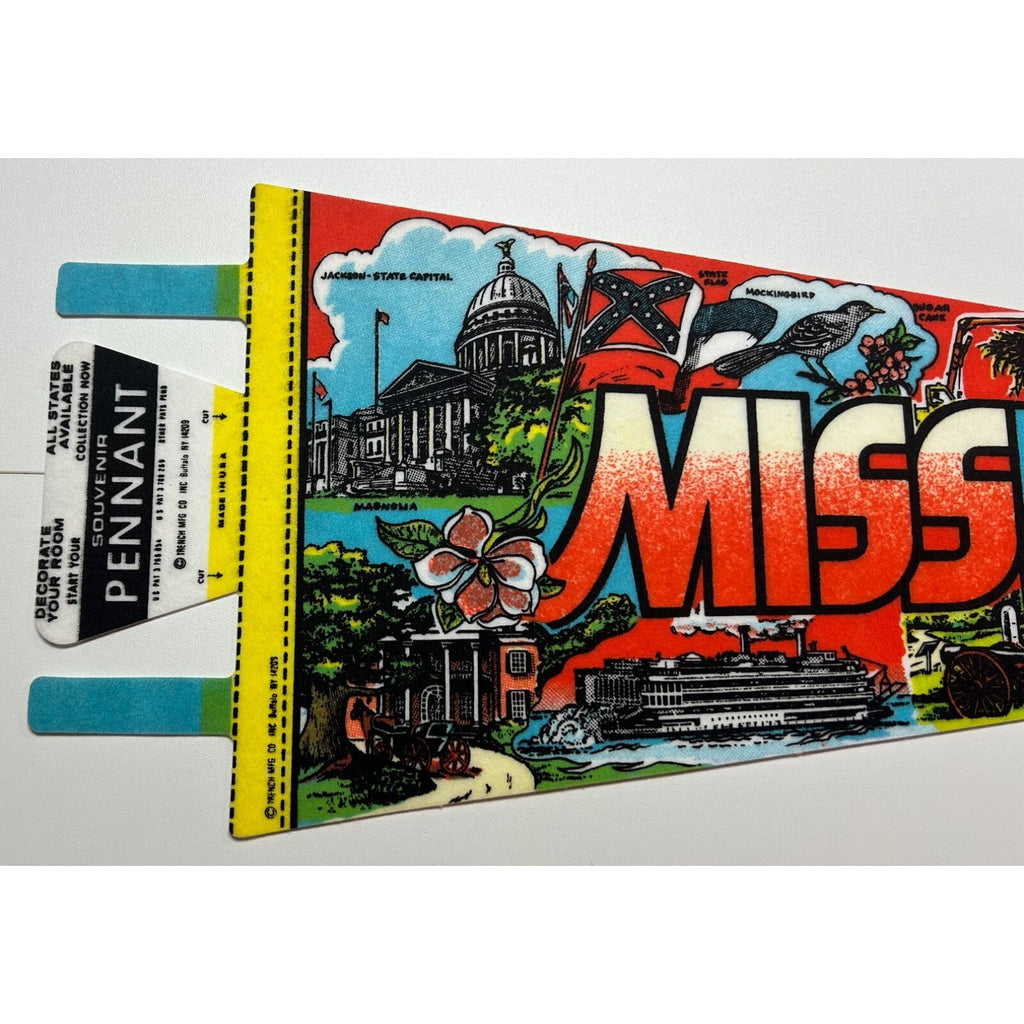 Vintage Mississippi pennant