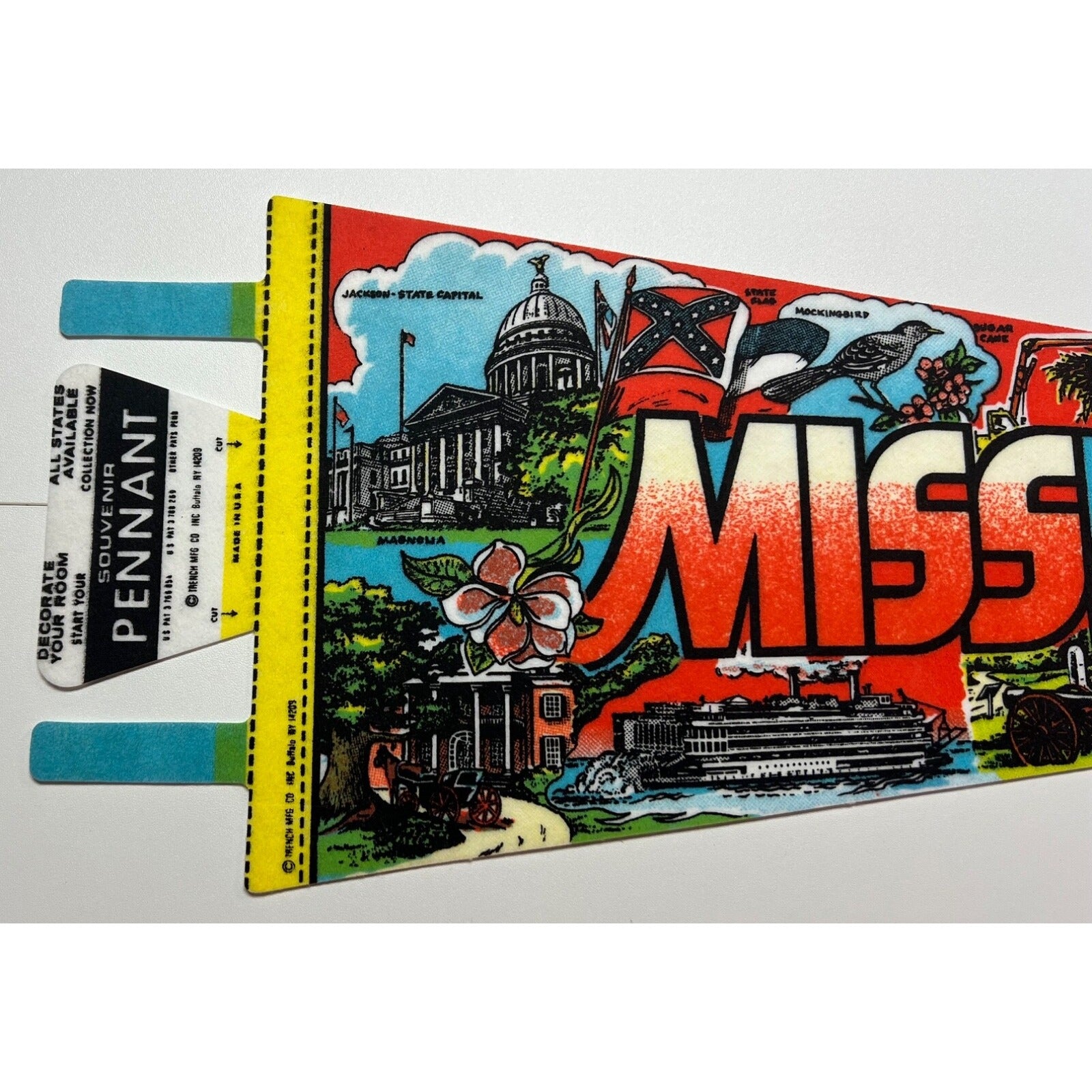 Vintage Mississippi pennant