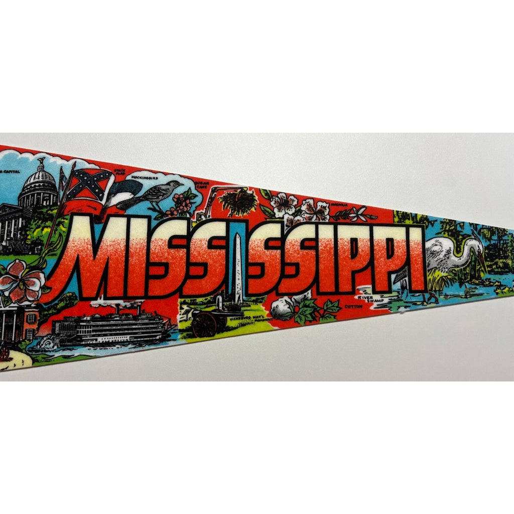 Vintage Mississippi pennant