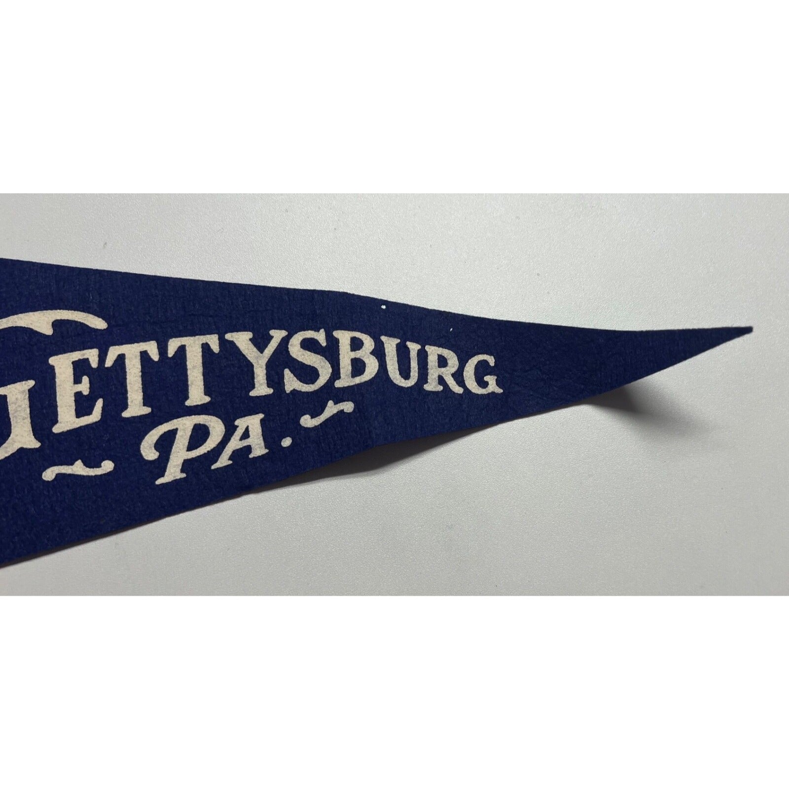 Vintage 1968 Gettysburg, PA pennant blue