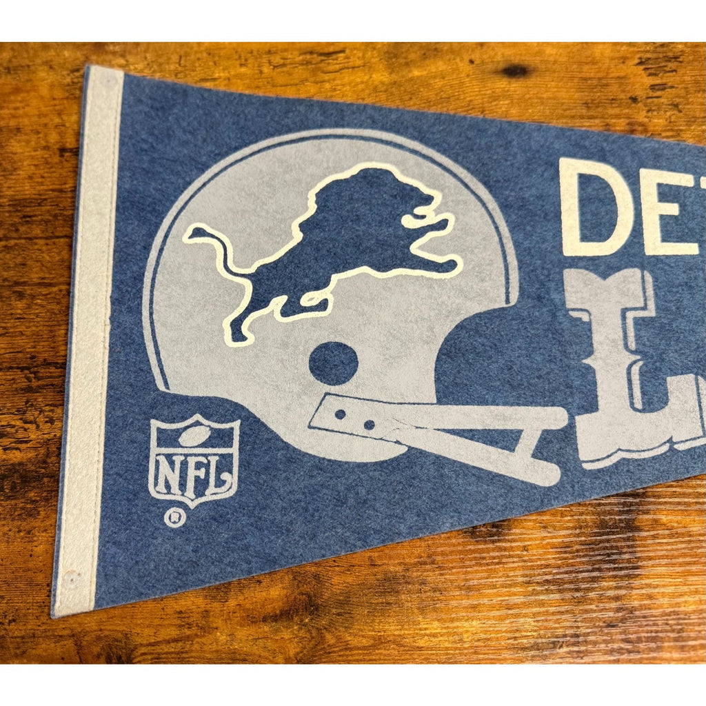 Vintage NFL Detroit Lions pennant