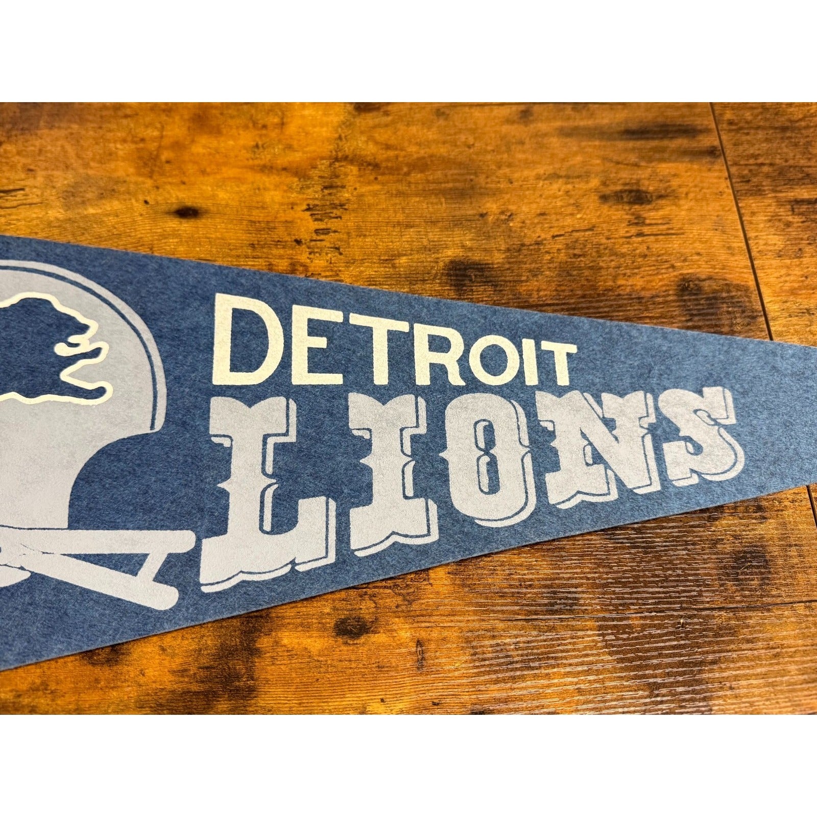 Vintage NFL Detroit Lions pennant