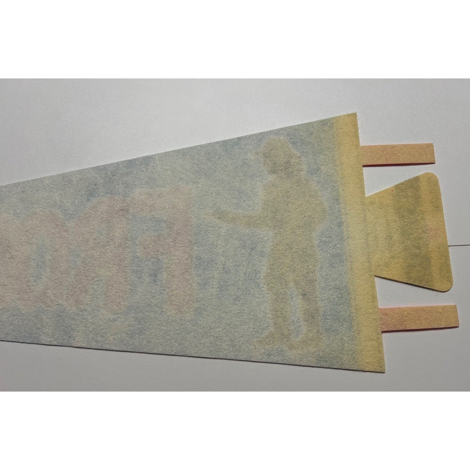 Vintage Souvenir Felt Pennant Fort Mountain Frontier Lands Chatsworth GA