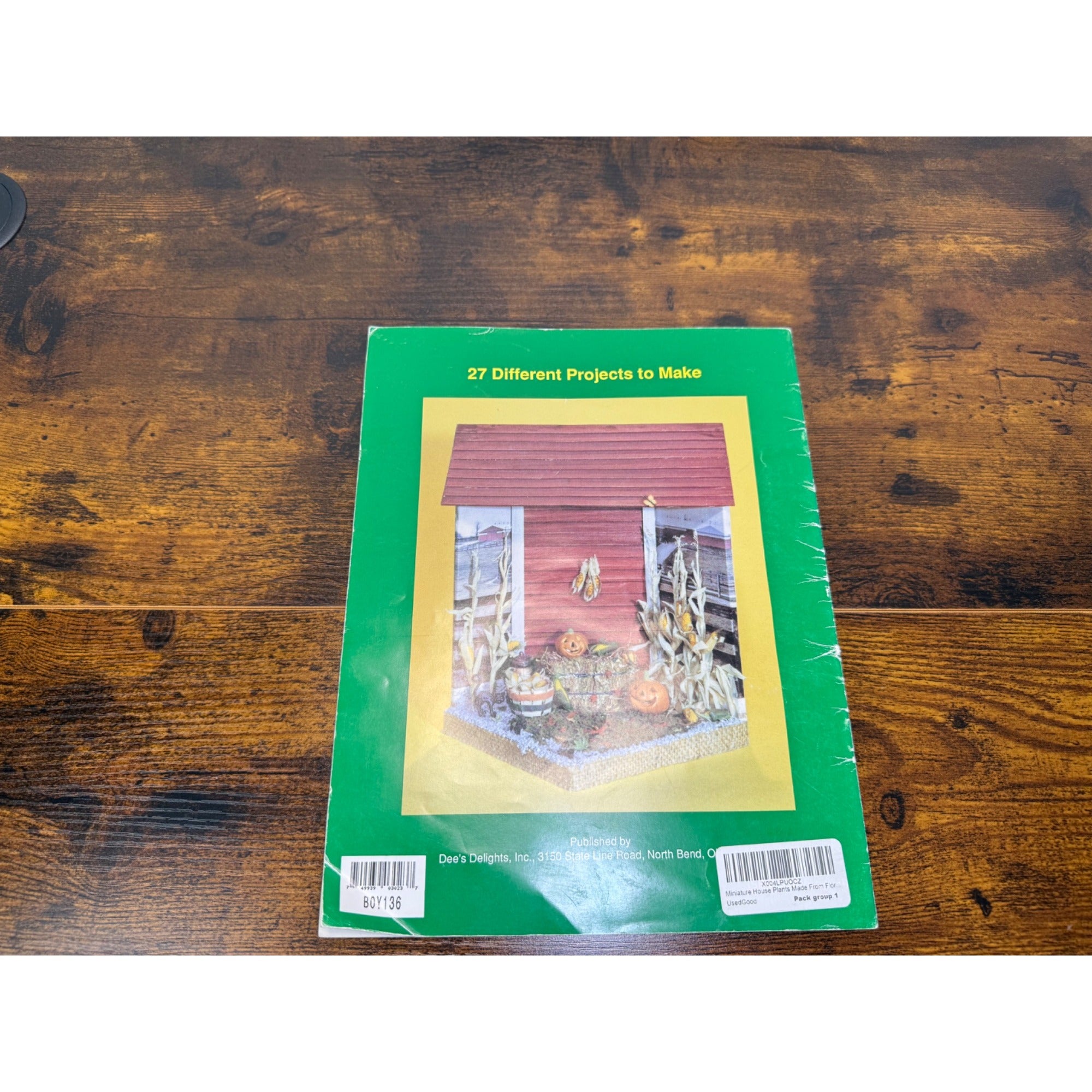 Miniature House Plants Craft Book By Ruth Hanke 27 Projects Patterns 1” & 1/2”
