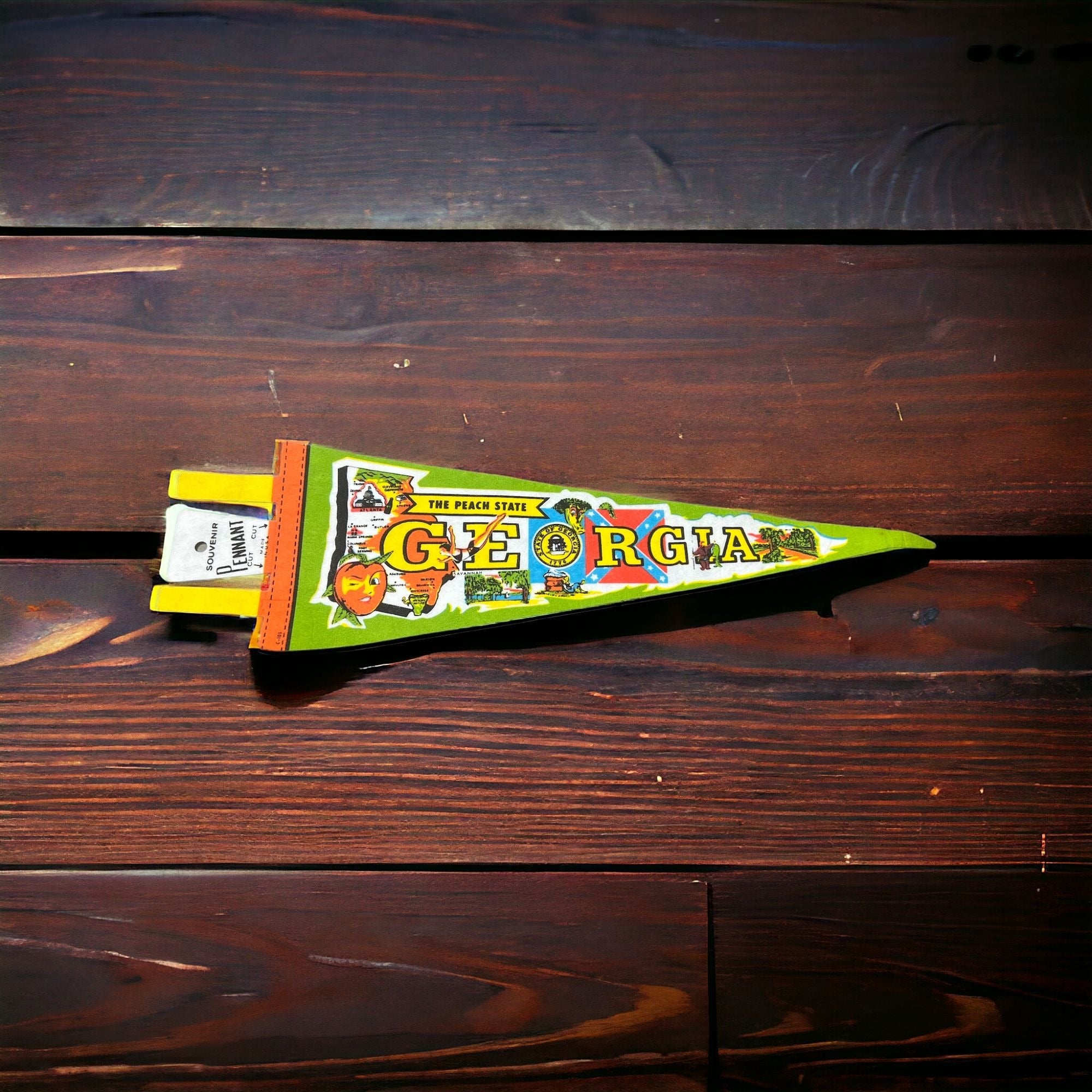 Vintage Georgia graphic pennant
