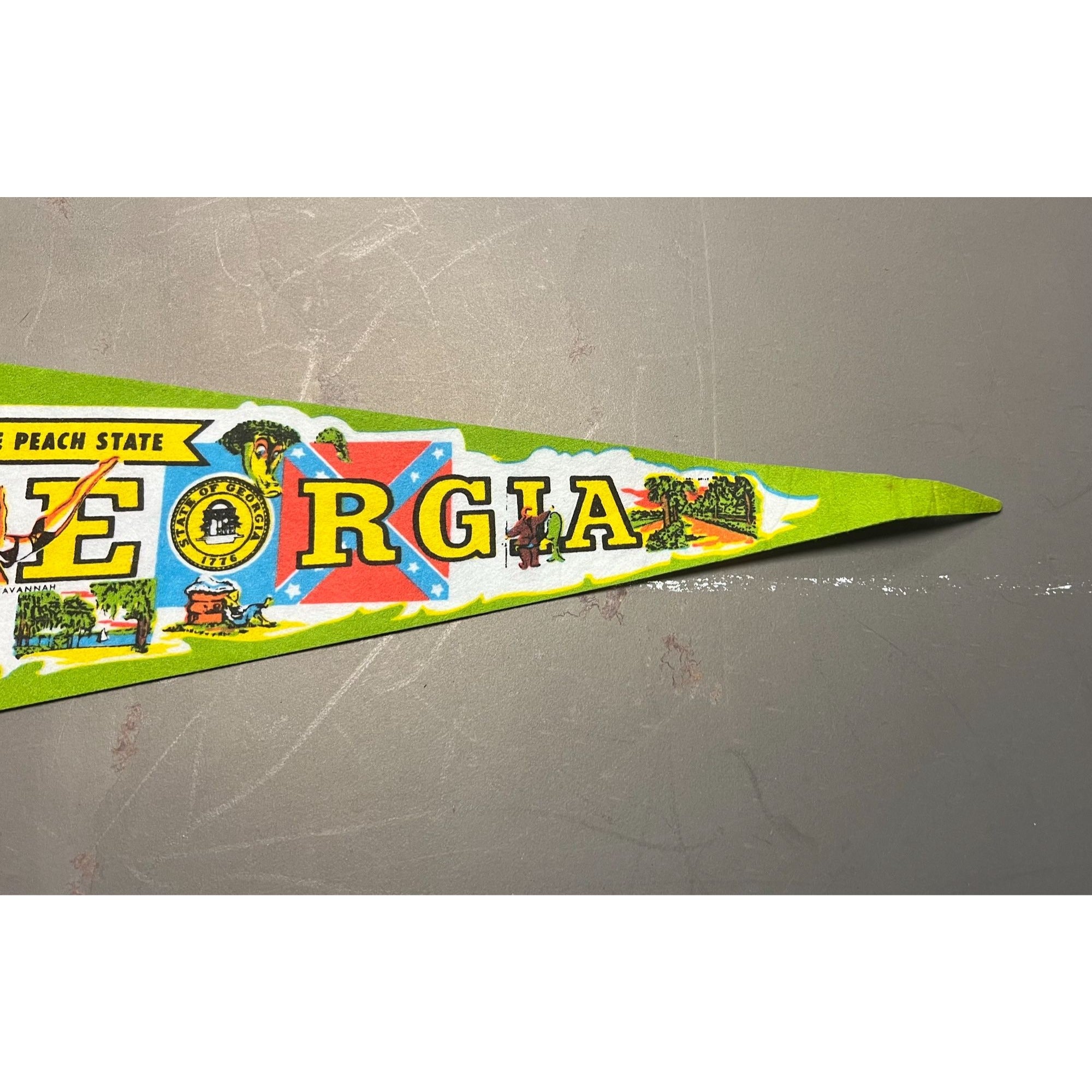 Vintage Georgia graphic pennant