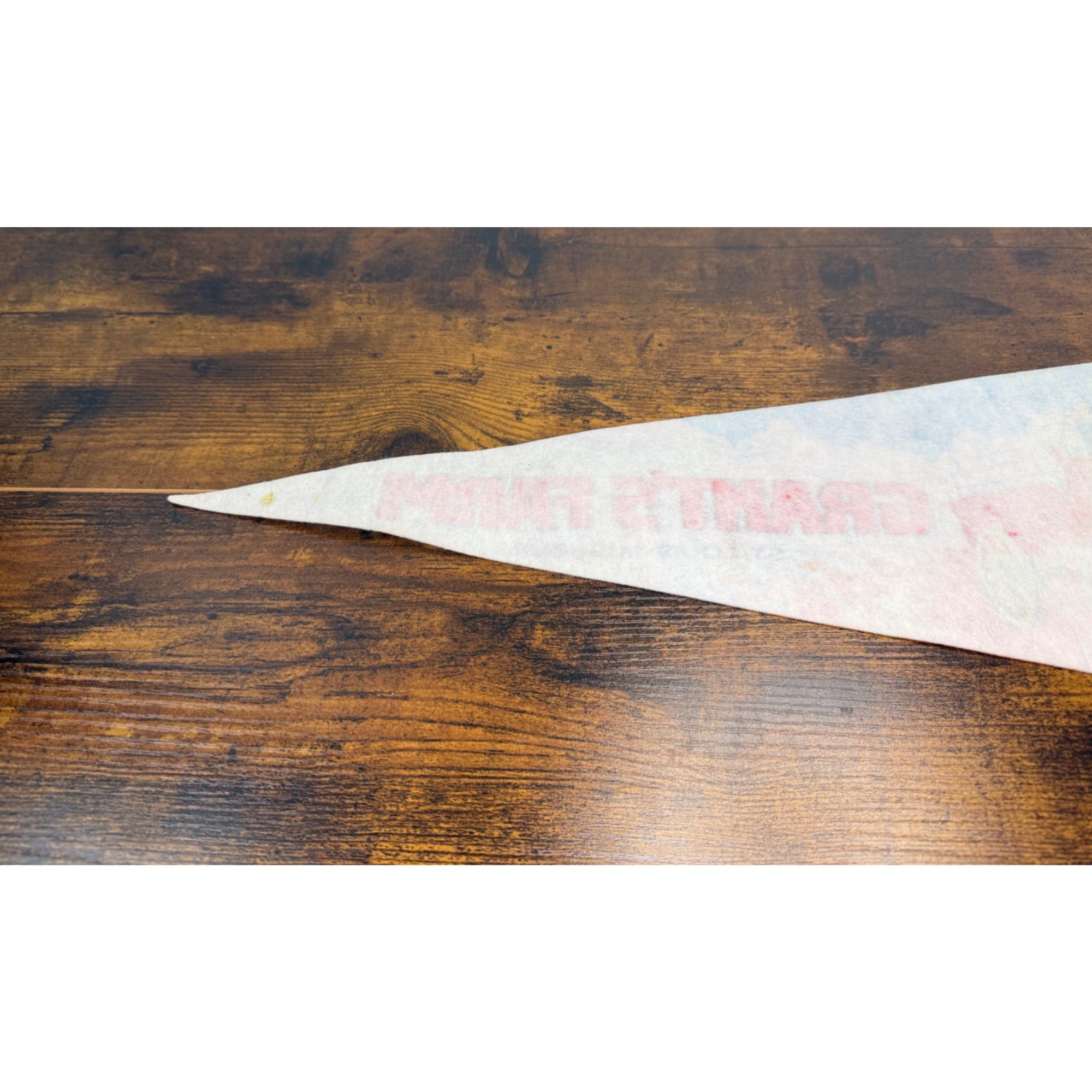 Vintage Grants Farm St. Louis Missouri Souvenir Felt Pennant With Clydesdales
