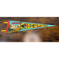 Vintage Mount Rushmore Pennant Black Hills South Dakota Felt Souvenir Flag