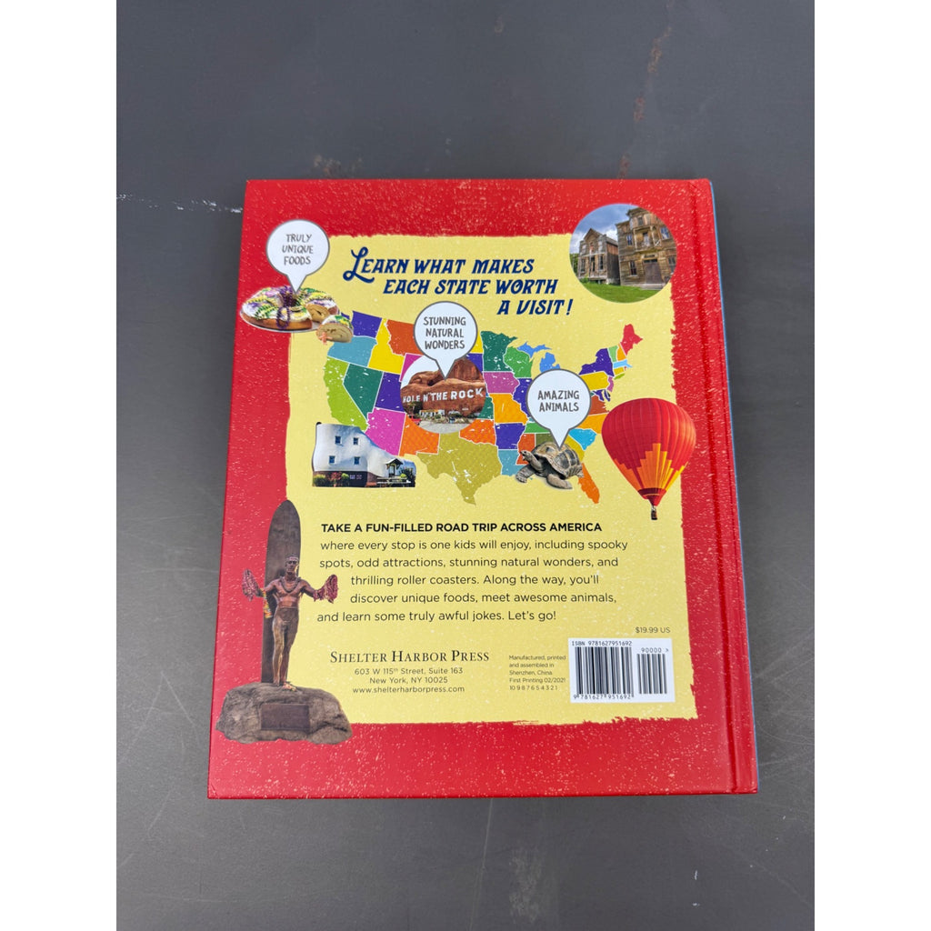 A Curious Kids Guide To The Awesome 50 States Hardcover Book & Bonus Map Poster