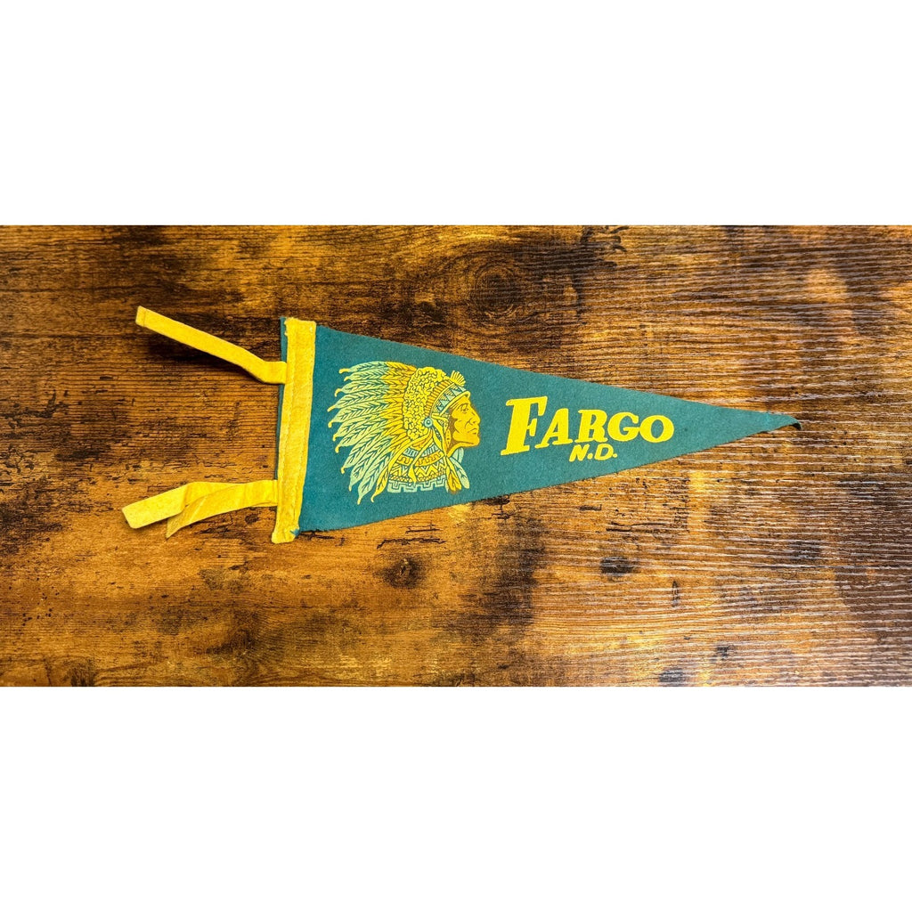 Vintage Fargo N.D. pennant