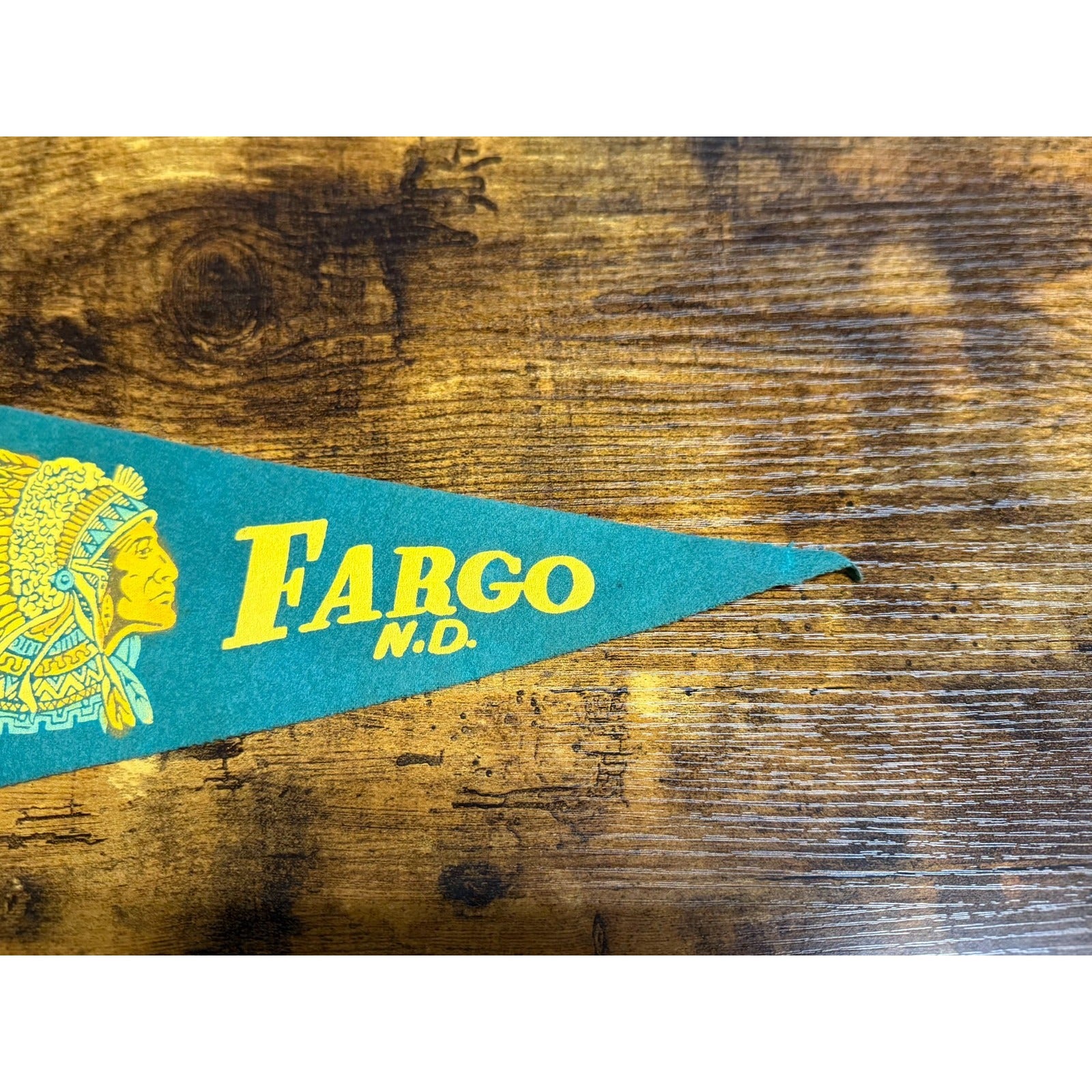 Vintage Fargo N.D. pennant