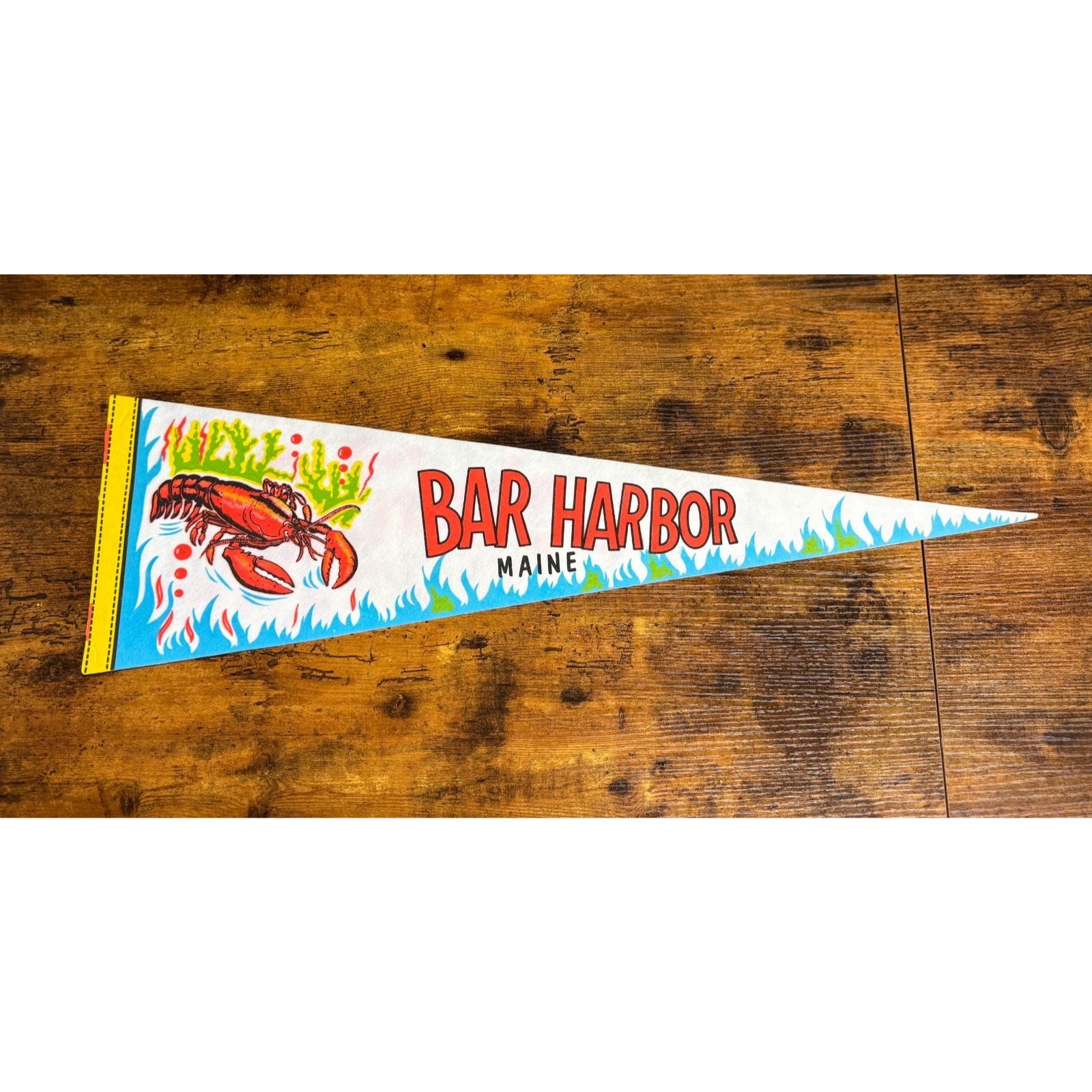 Vintage Bar Harbor, Maine pennant