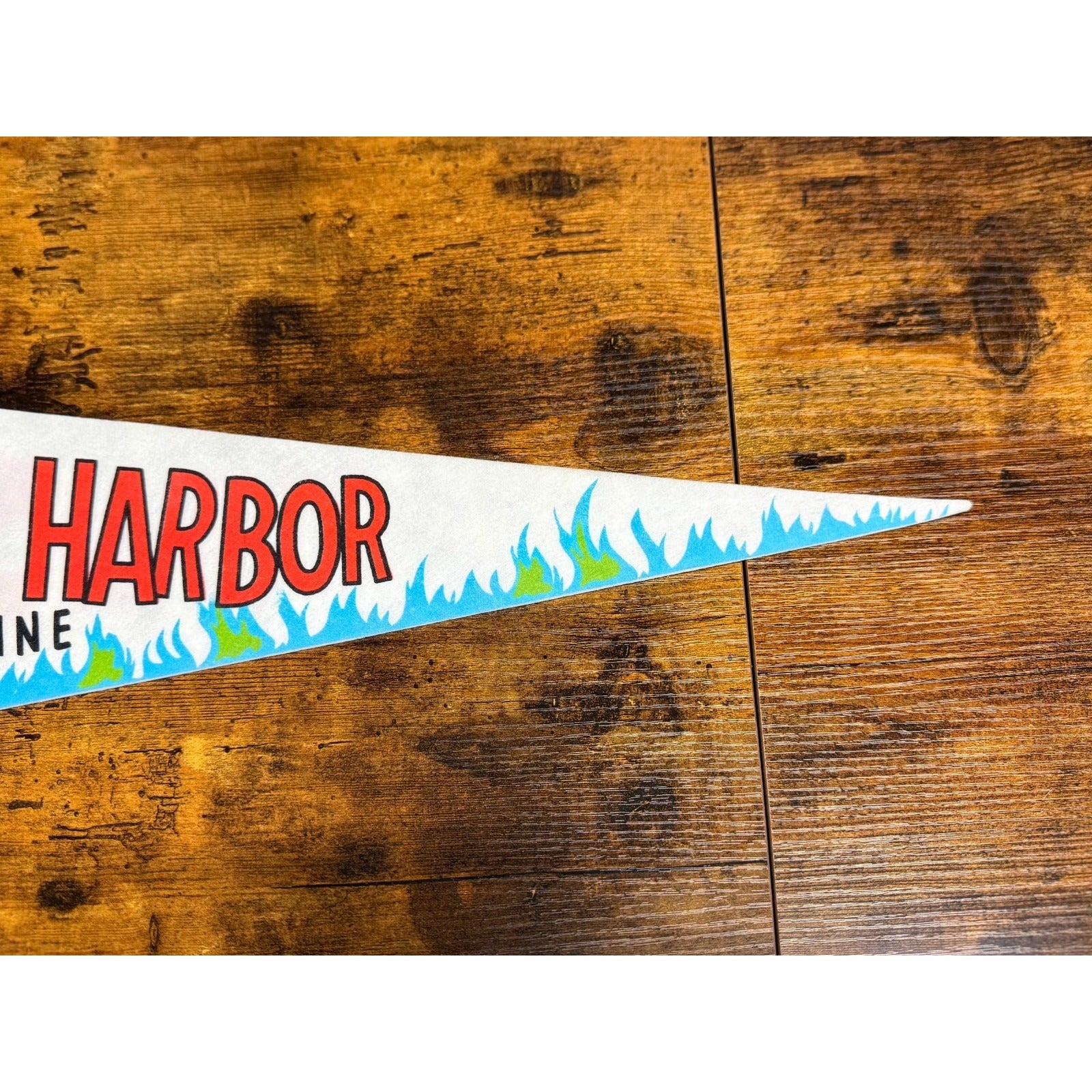 Vintage Bar Harbor, Maine pennant