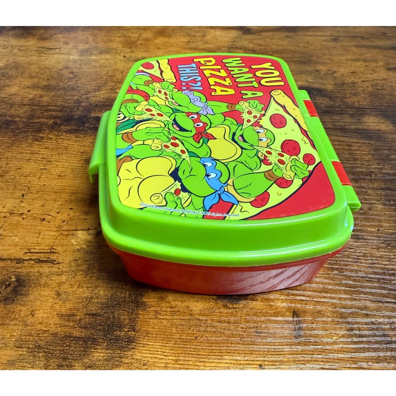 2016 Teenage Mutant Ninja Turtle sandwich snack box TMNT