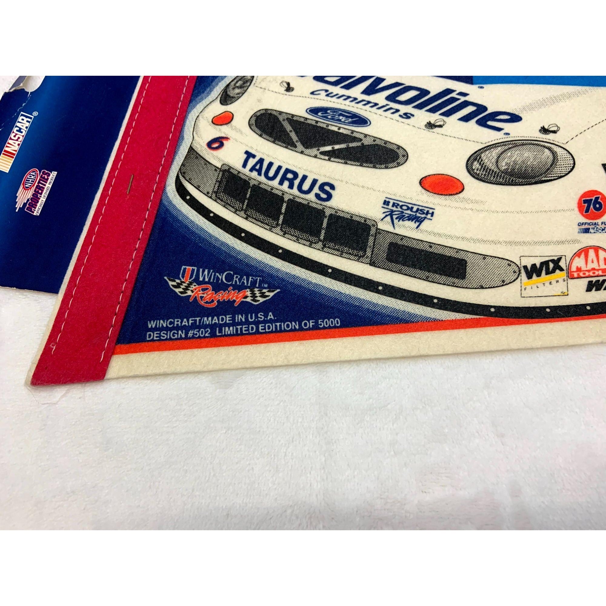 Vintage Mark Martin pennant