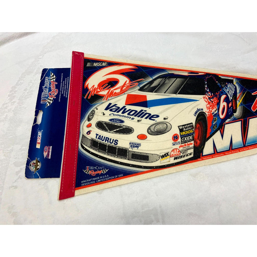 Vintage Mark Martin pennant